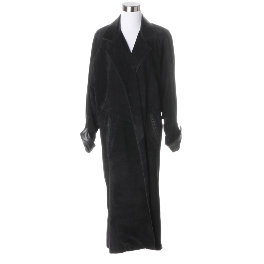 Women's Dilva di Roma Suede Overcoat