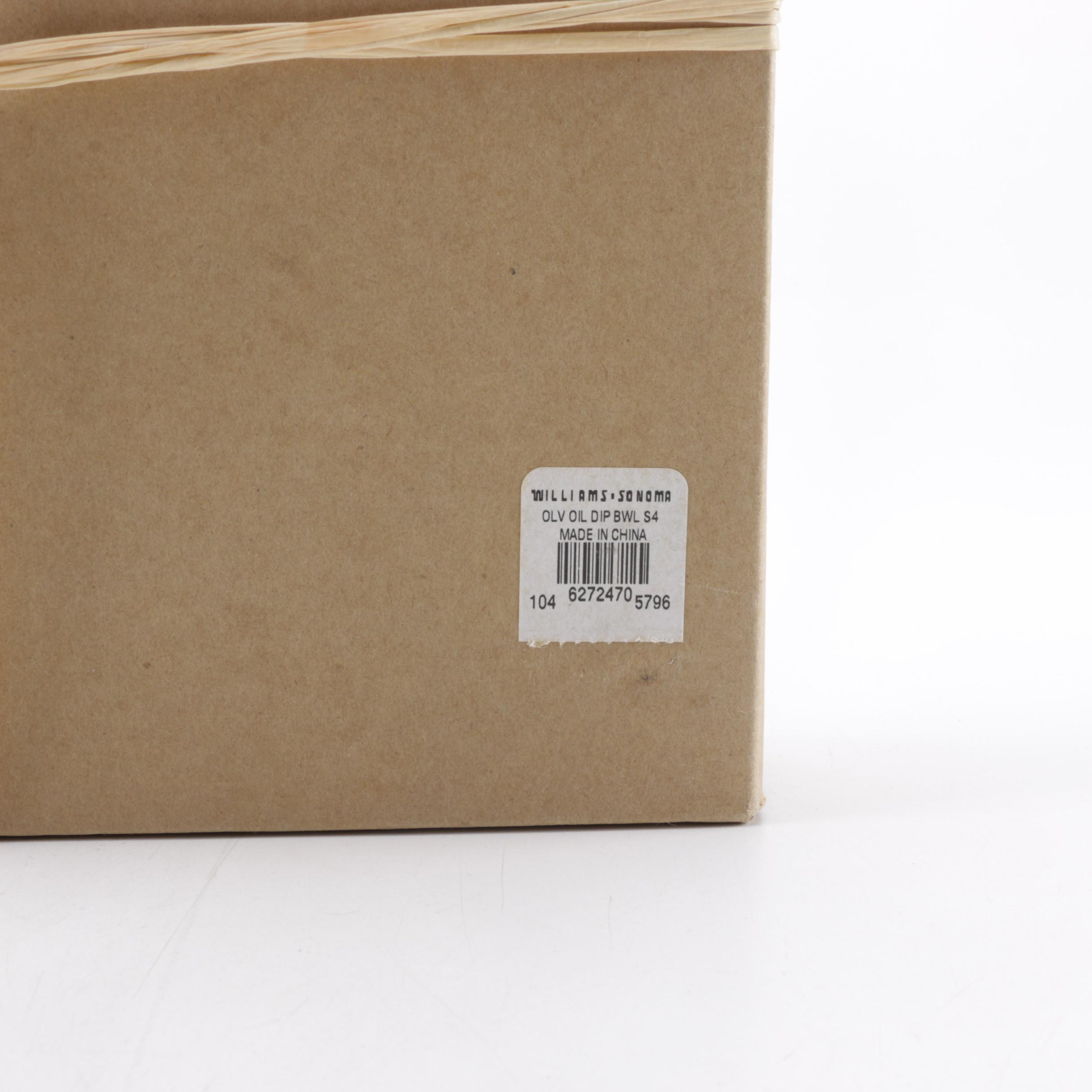 Williams-Sonoma Olive Oil Dipping Bowls and other Serveware