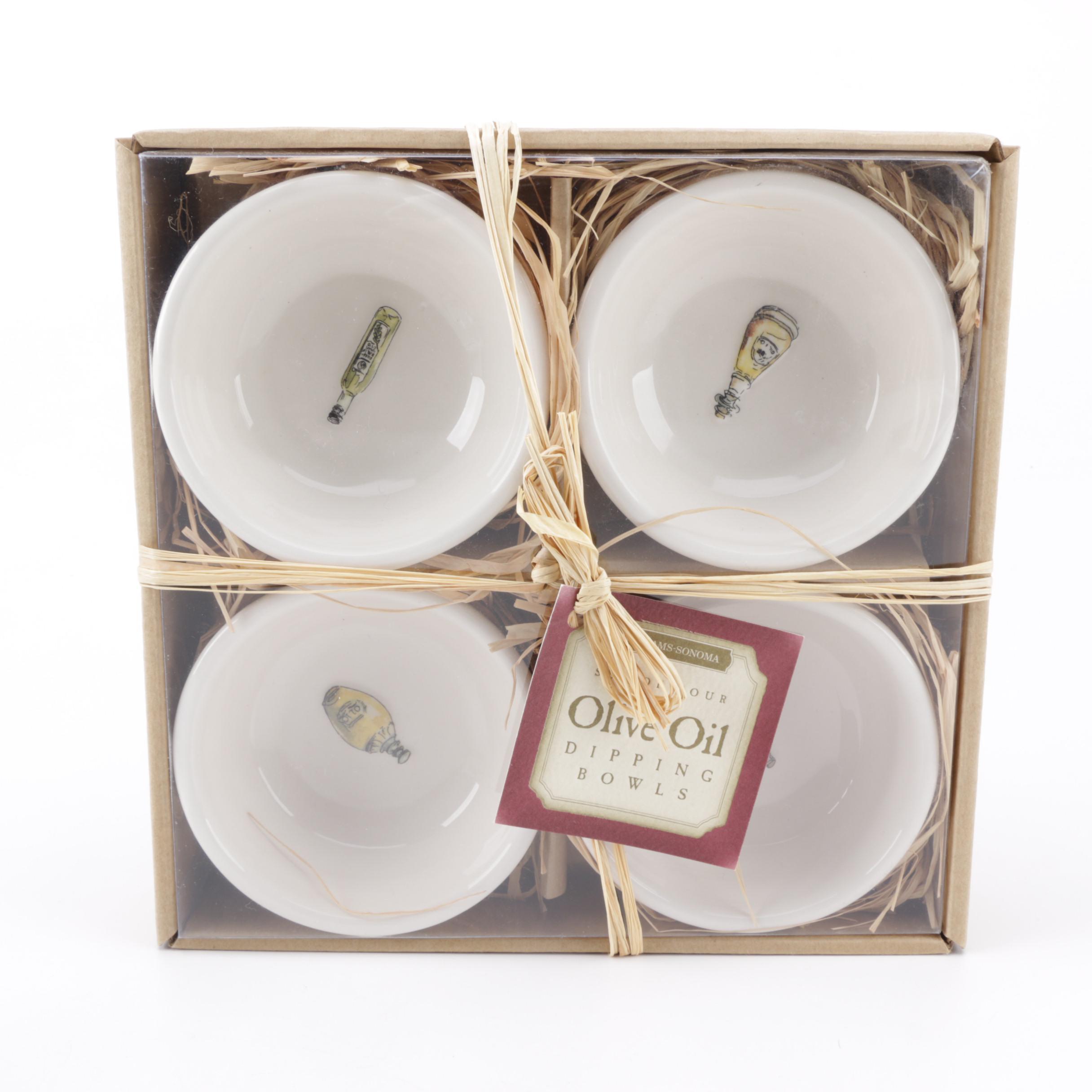 Williams-Sonoma Olive Oil Dipping Bowls and other Serveware