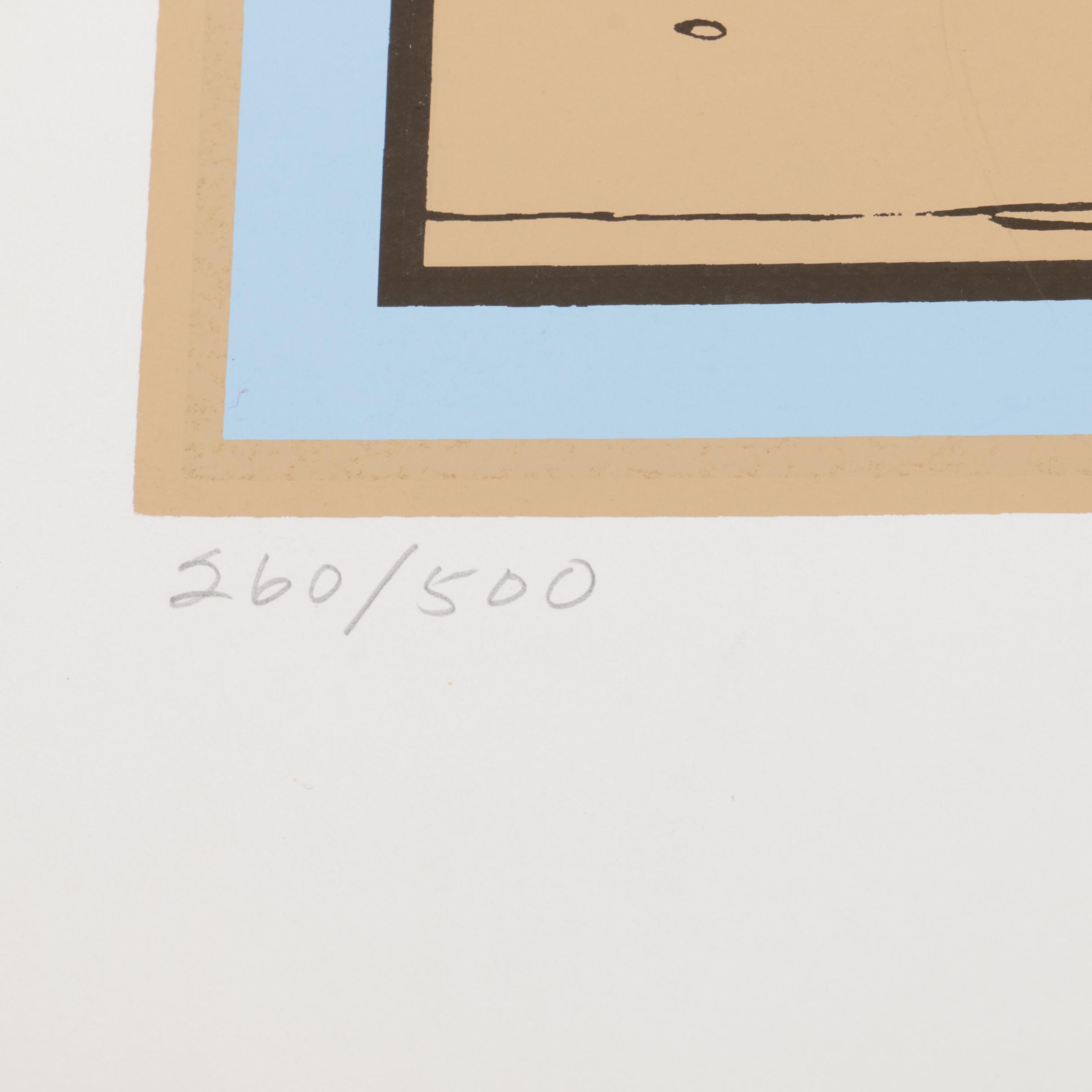 Shirley Masinter 1981 Limited Edition Lacombe Crab Festival Serigraph Poster