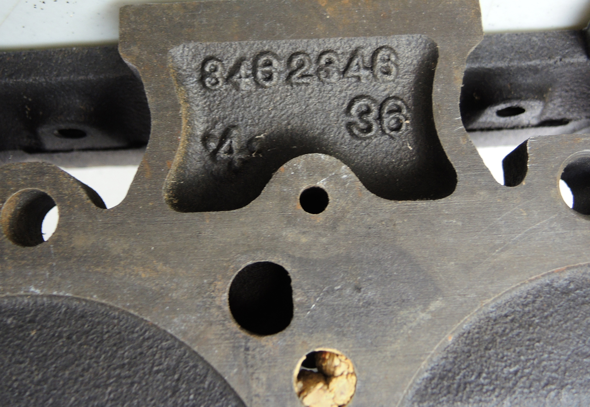 1971 Chrysler Dodge Iron Cylinder Heads and Four Barrel Intake Manifold