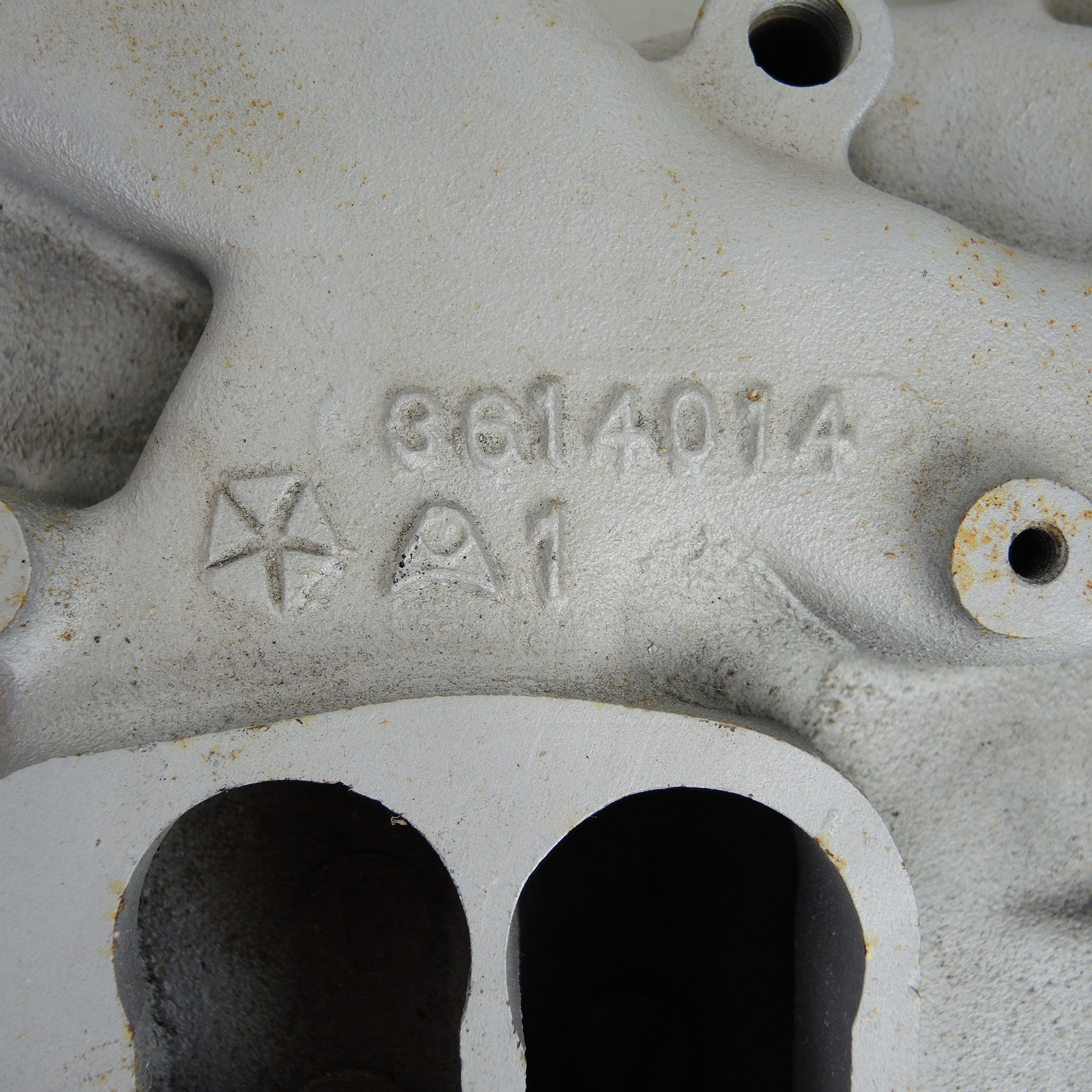 1971 Chrysler Dodge Iron Cylinder Heads and Four Barrel Intake Manifold