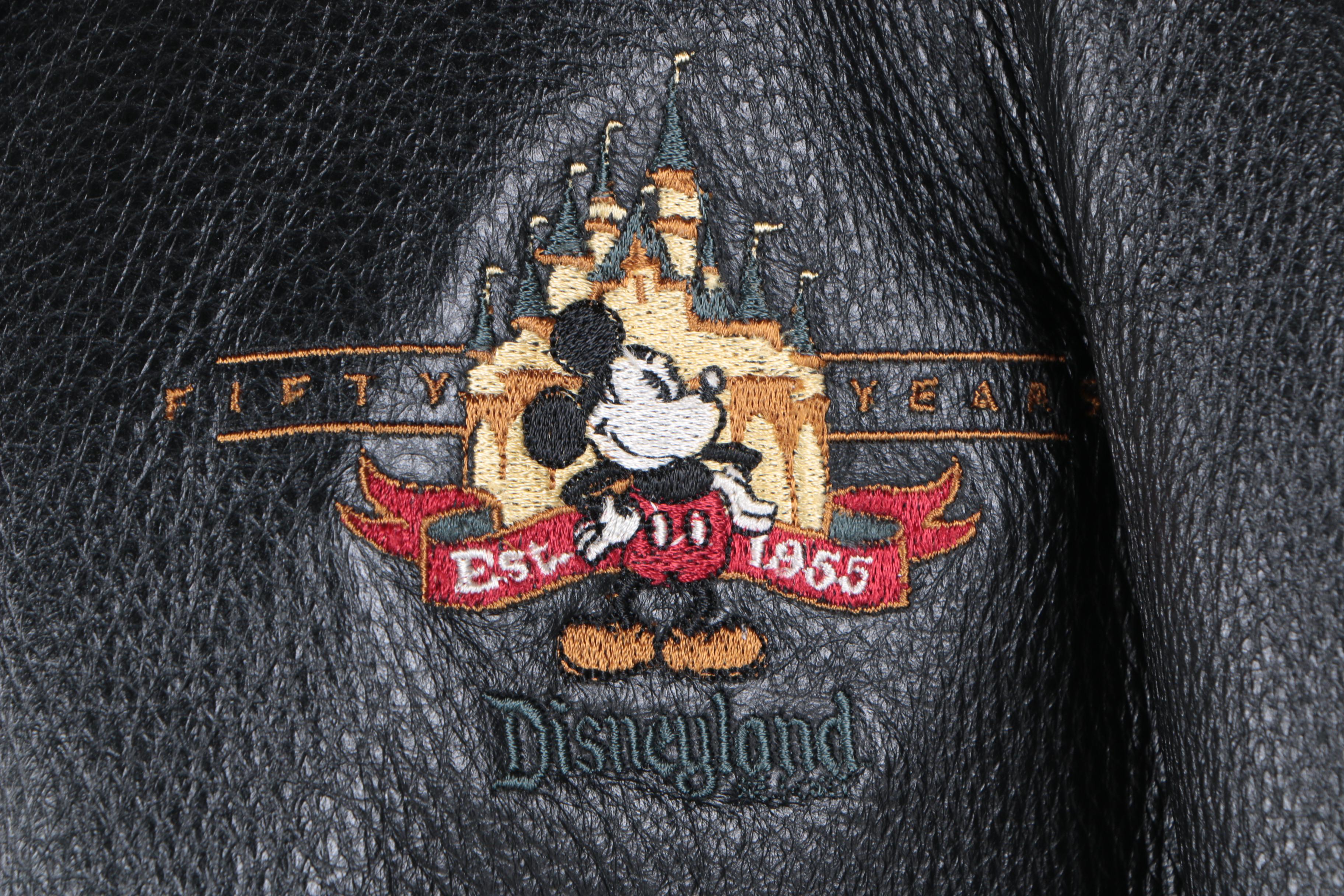 Disneyland 50th Anniversary Leather Jacket and Other Memorabilia