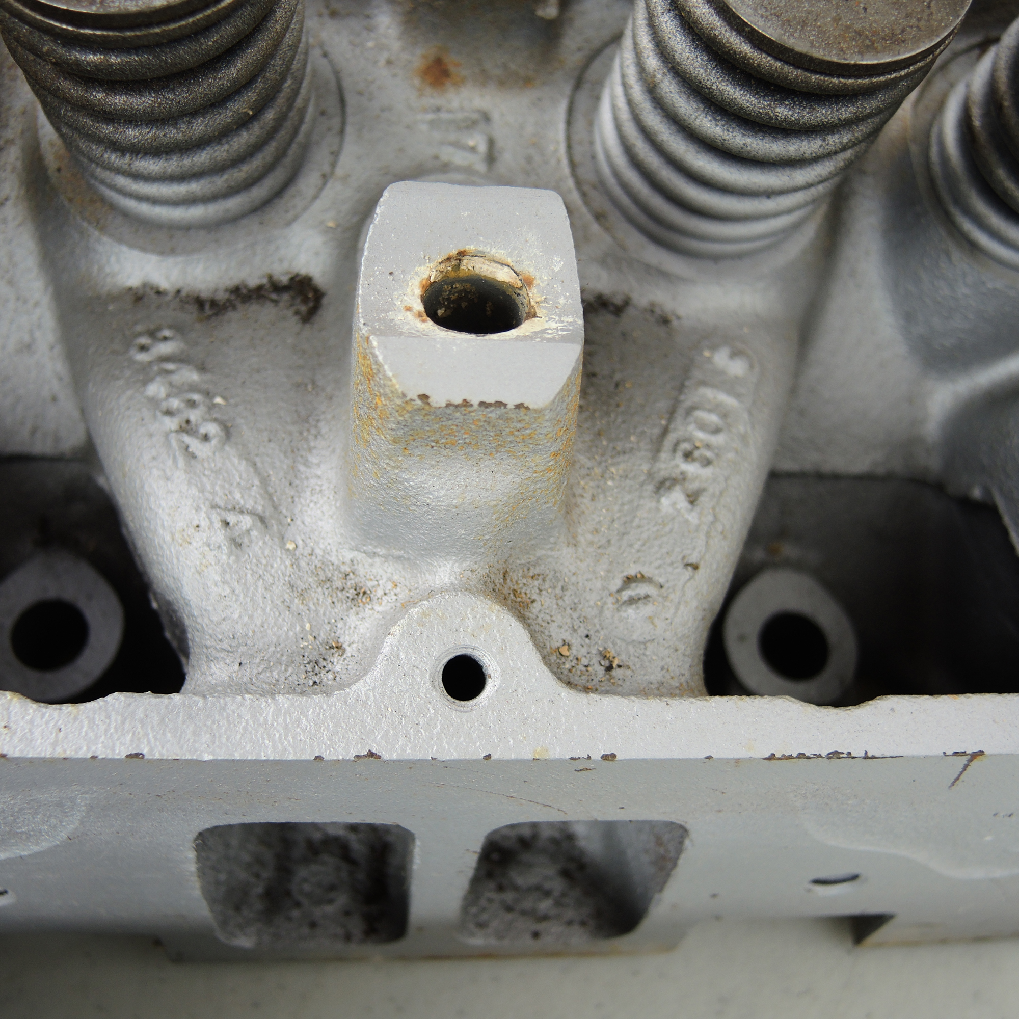 1971 Chrysler Dodge Iron Cylinder Heads and Four Barrel Intake Manifold