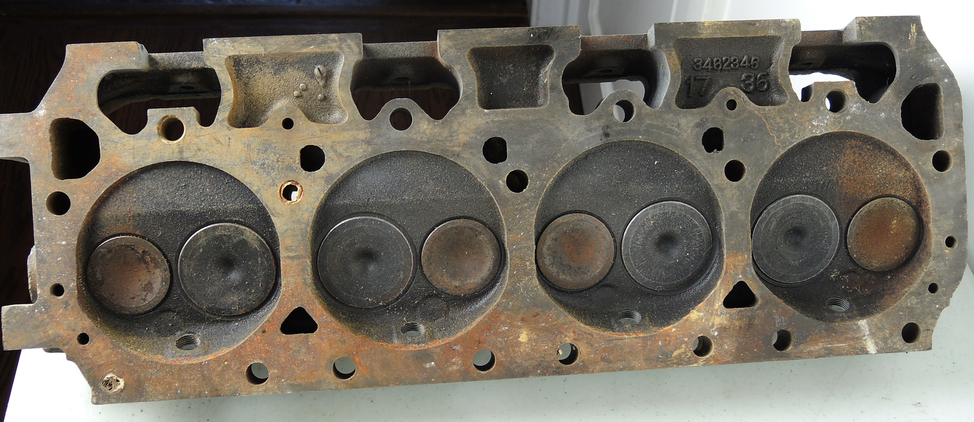 1971 Chrysler Dodge Iron Cylinder Heads and Four Barrel Intake Manifold