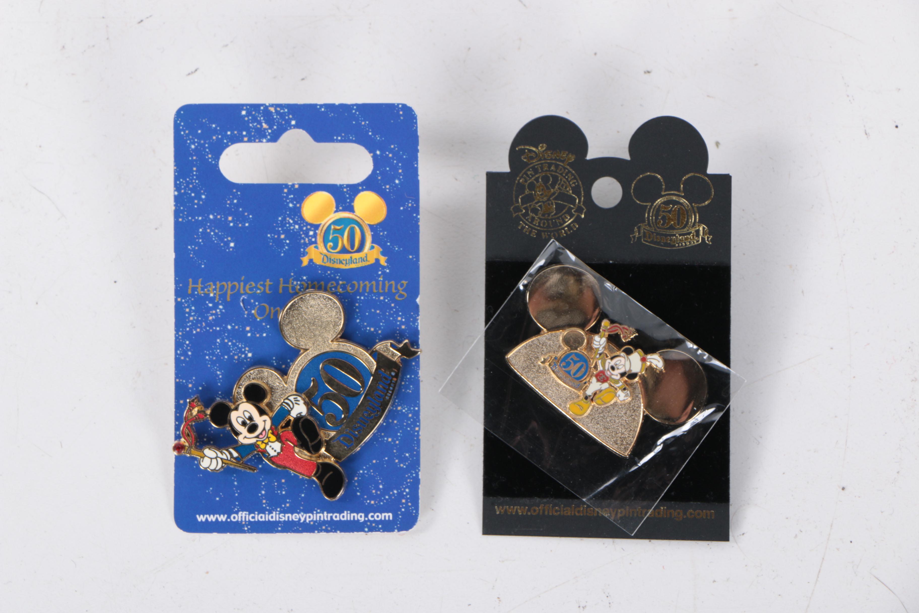 Disneyland 50th Anniversary Leather Jacket and Other Memorabilia