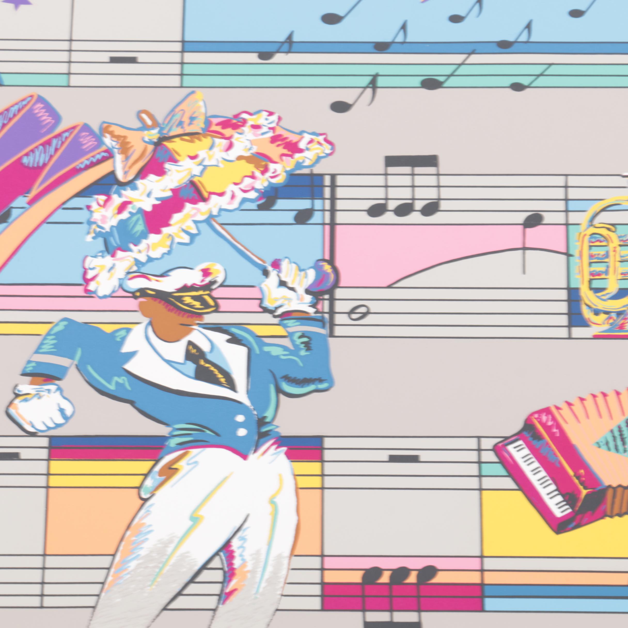 Bascle Limited Edition 1984 New Orleans Jazz and Heritage Festival Serigraph