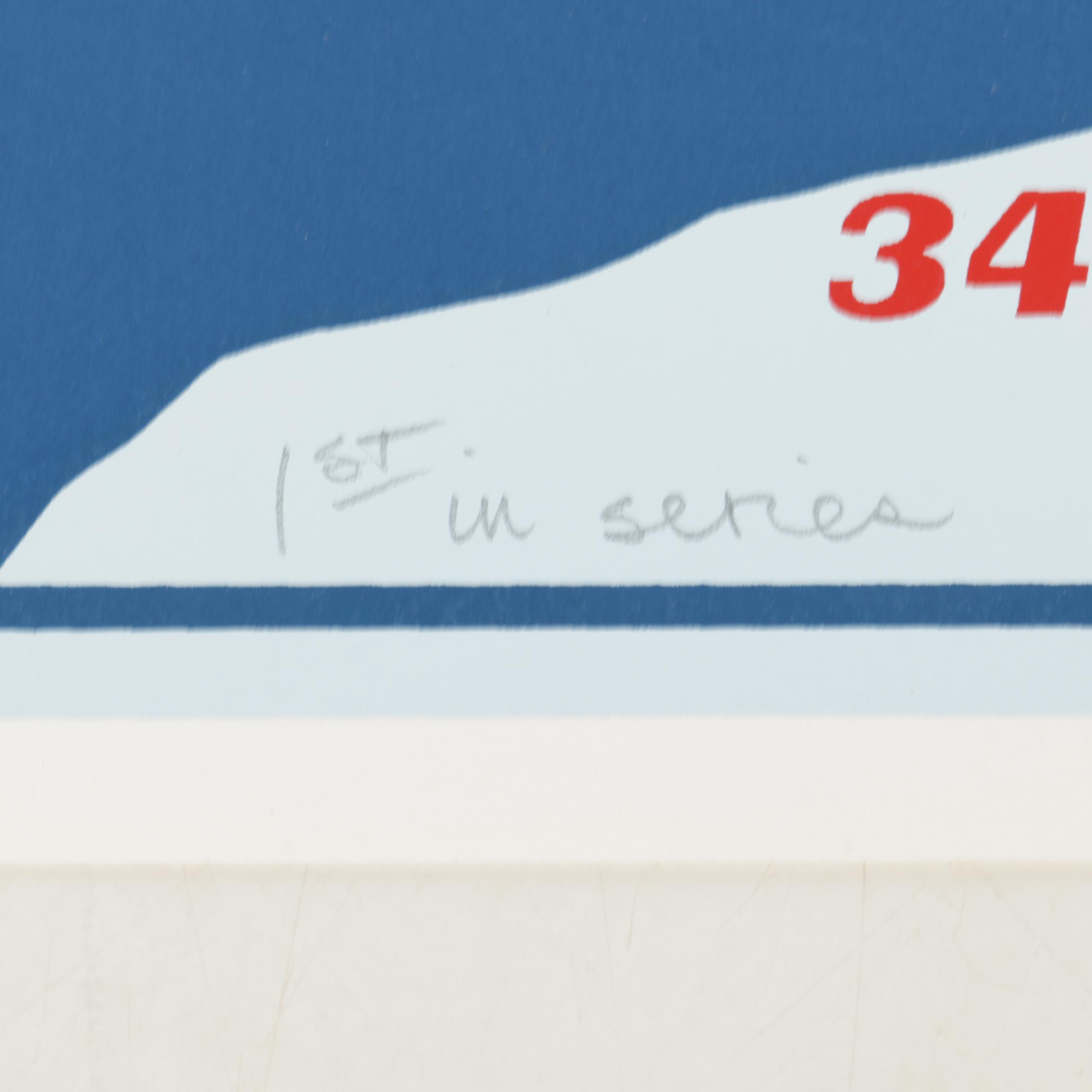 Limited Edition 1982 Mississippi Deep Sea Fishing Rodeo Serigraph Poster