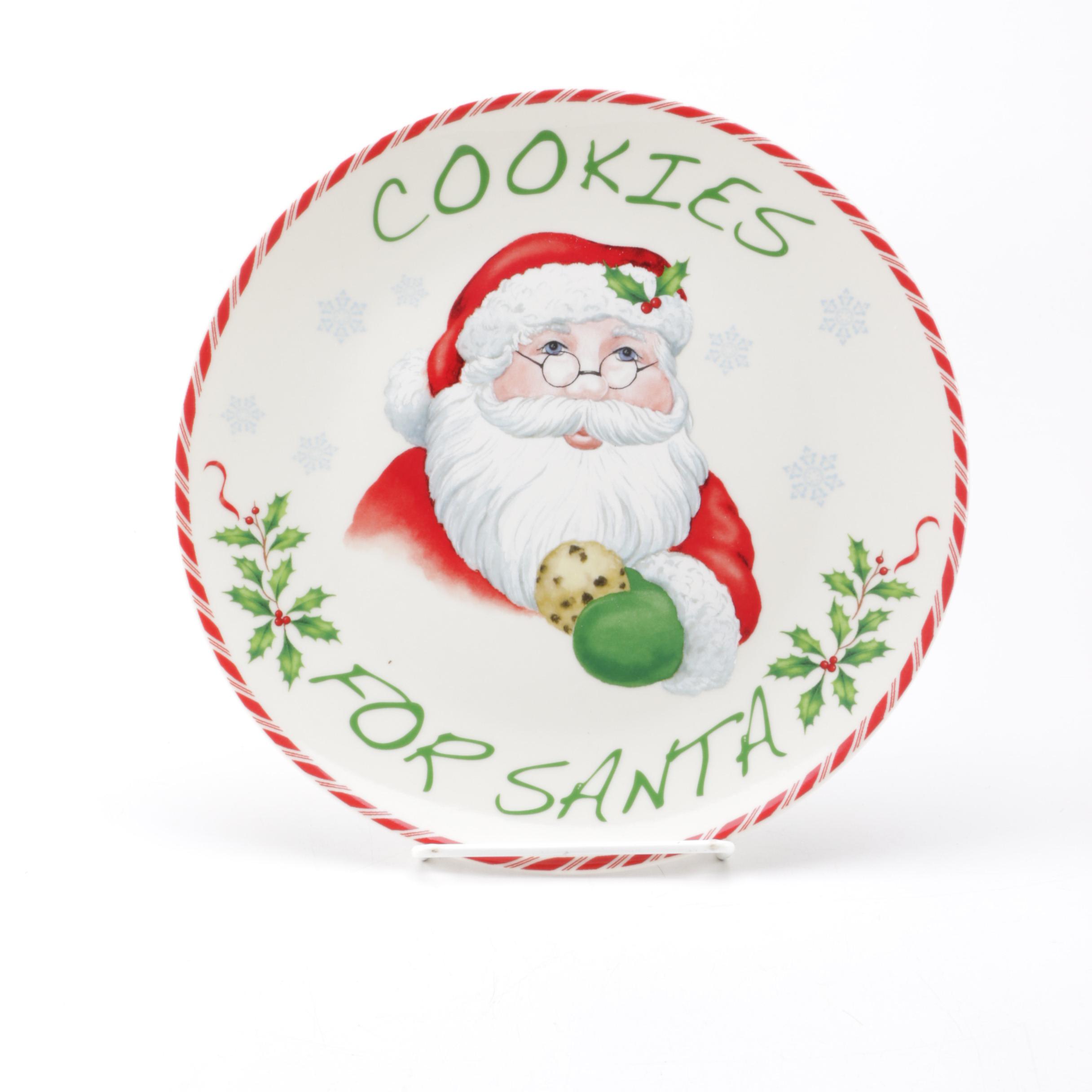 "Cookies for Santa" Lenox Plate
