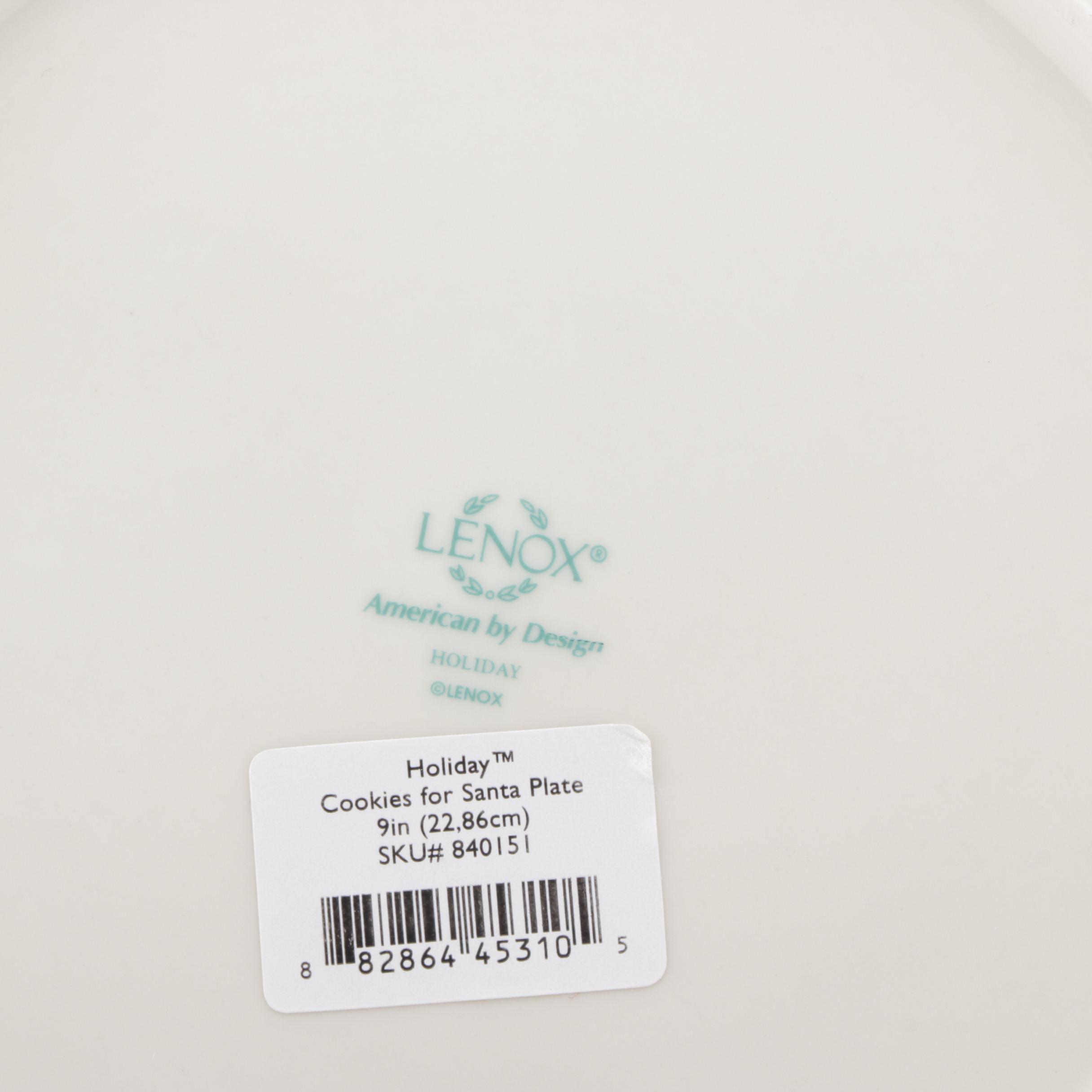 "Cookies for Santa" Lenox Plate