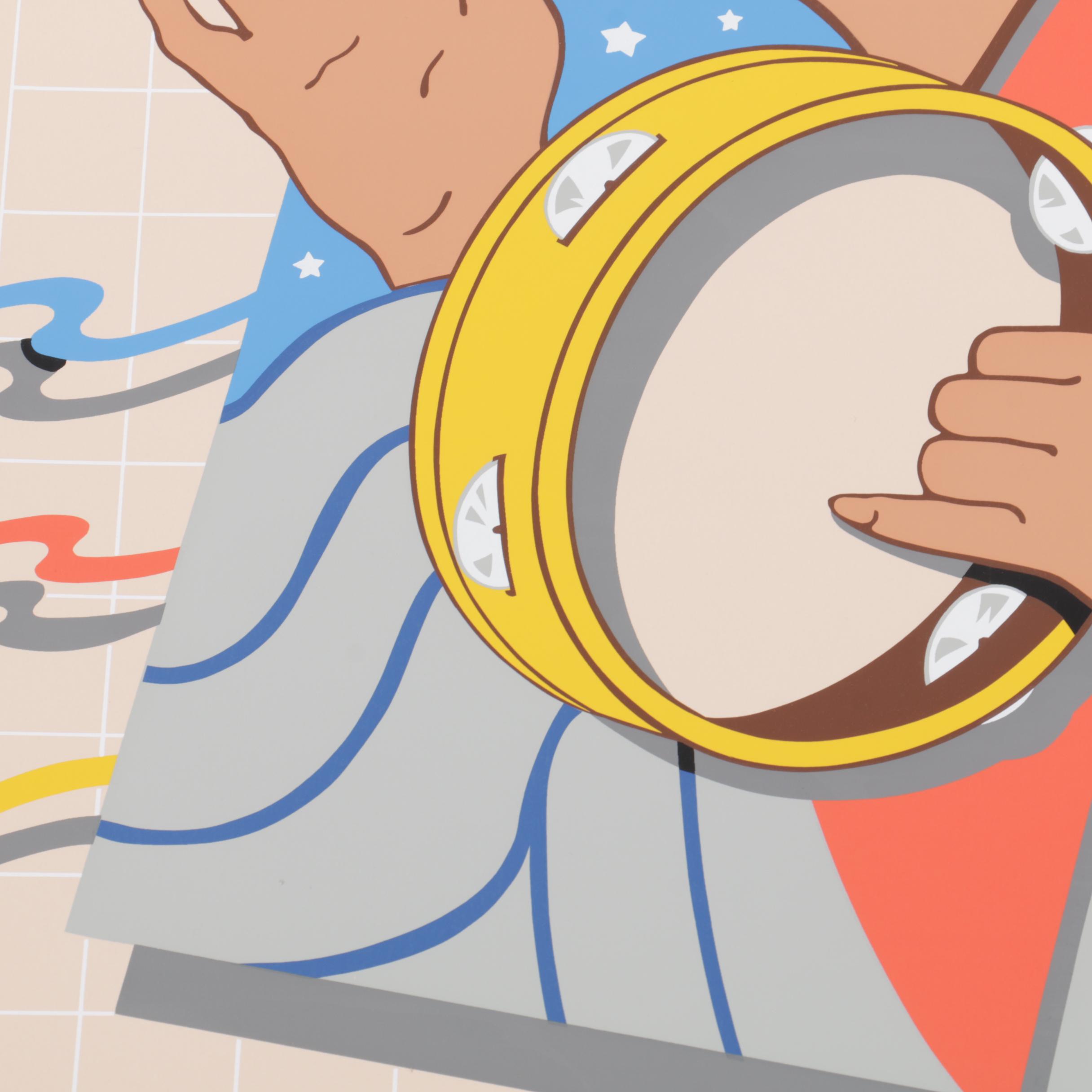 Hugh Ricks Limited Edition 1983 New Orleans Jazz and Heritage Festival Serigraph