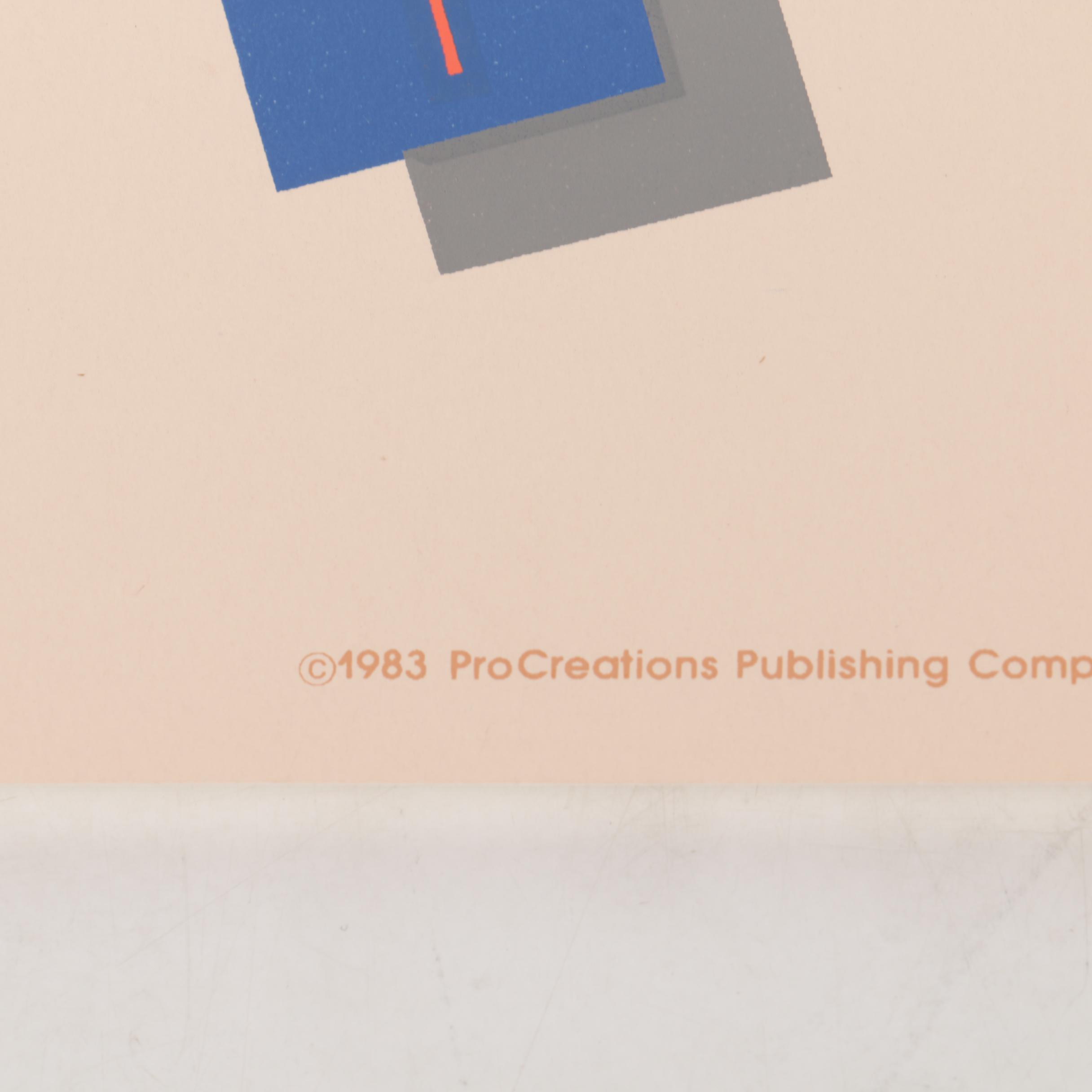 Hugh Ricks Limited Edition 1983 New Orleans Jazz and Heritage Festival Serigraph