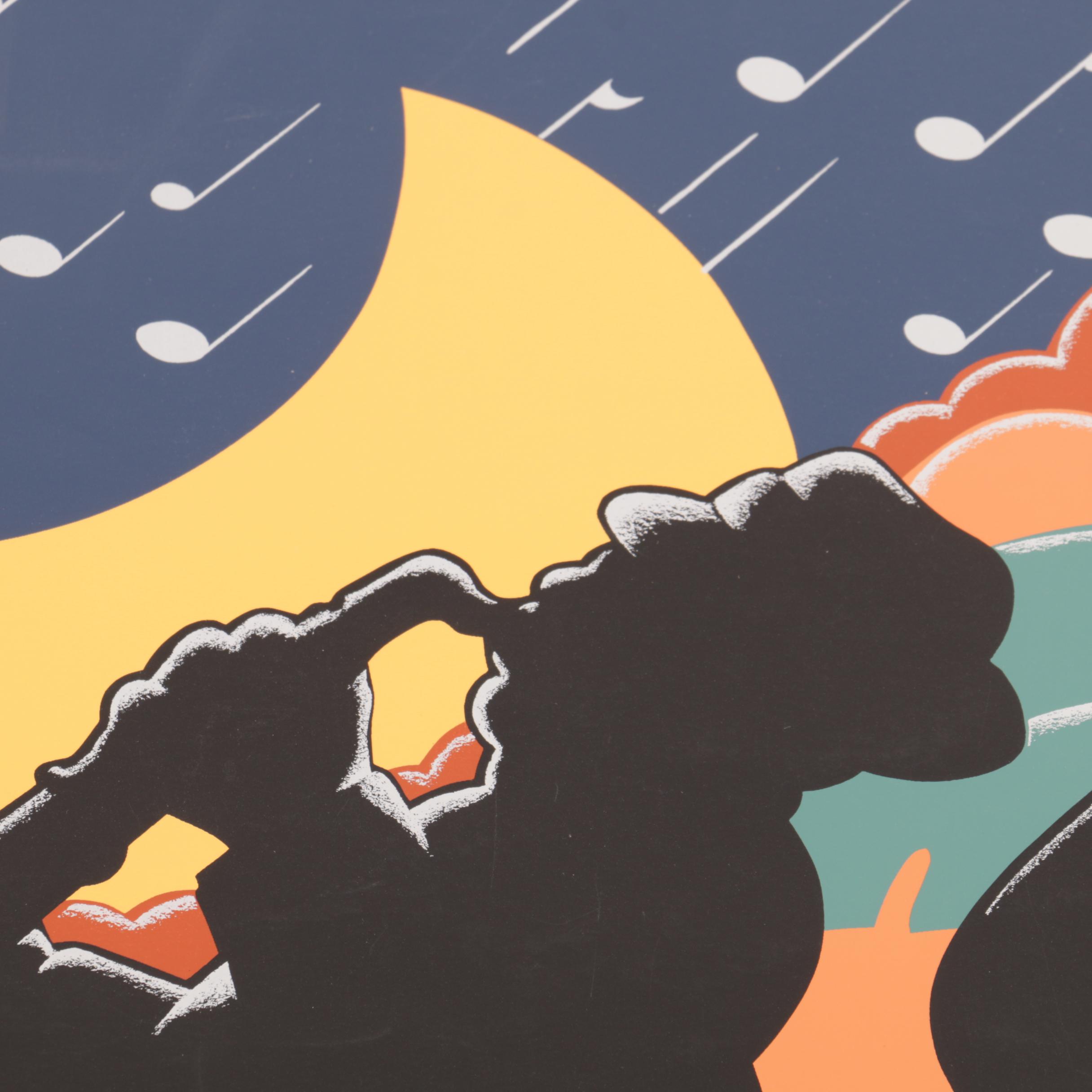 Collier Limited Edition 1980 New Orleans Jazz and Heritage Festival Serigraph