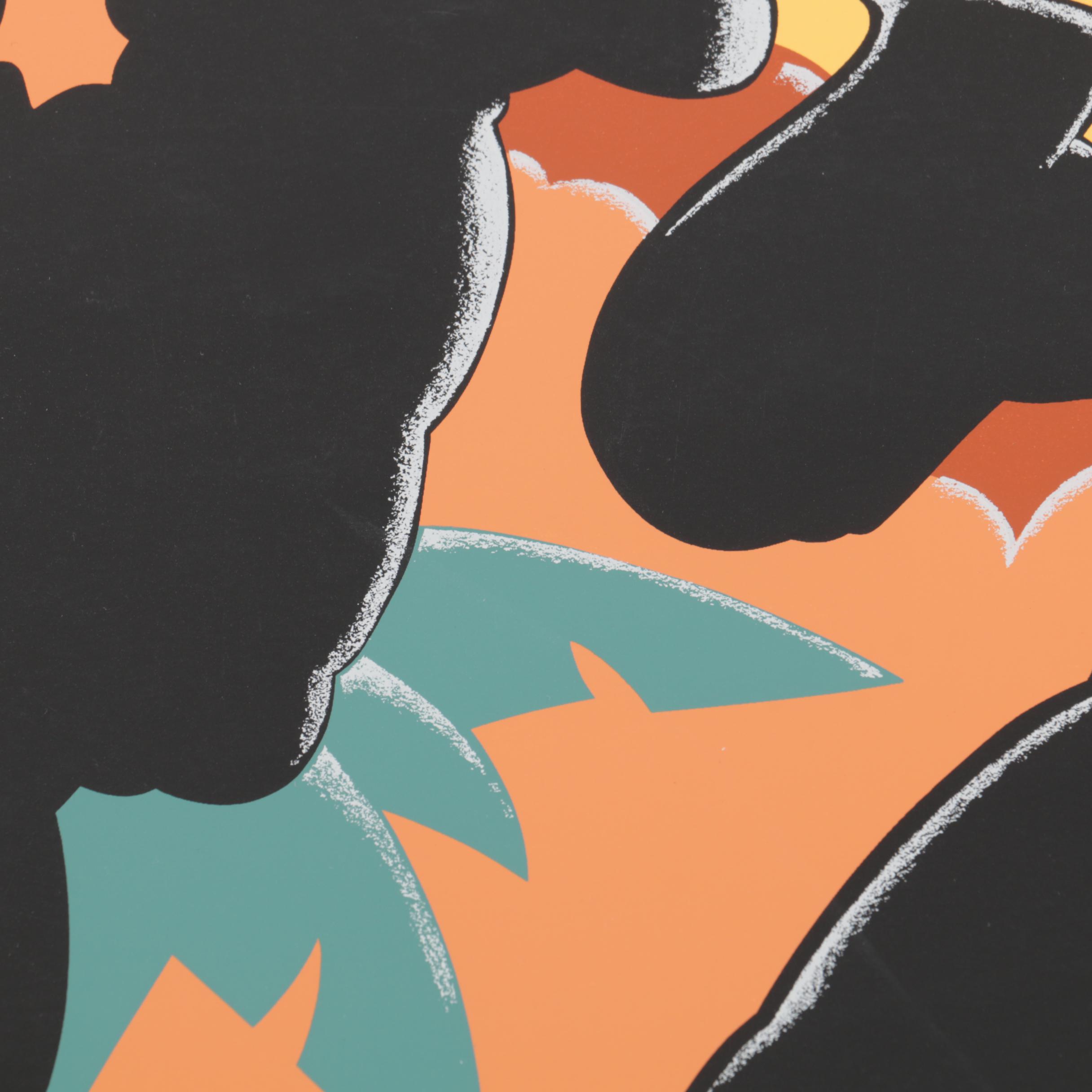 Collier Limited Edition 1980 New Orleans Jazz and Heritage Festival Serigraph