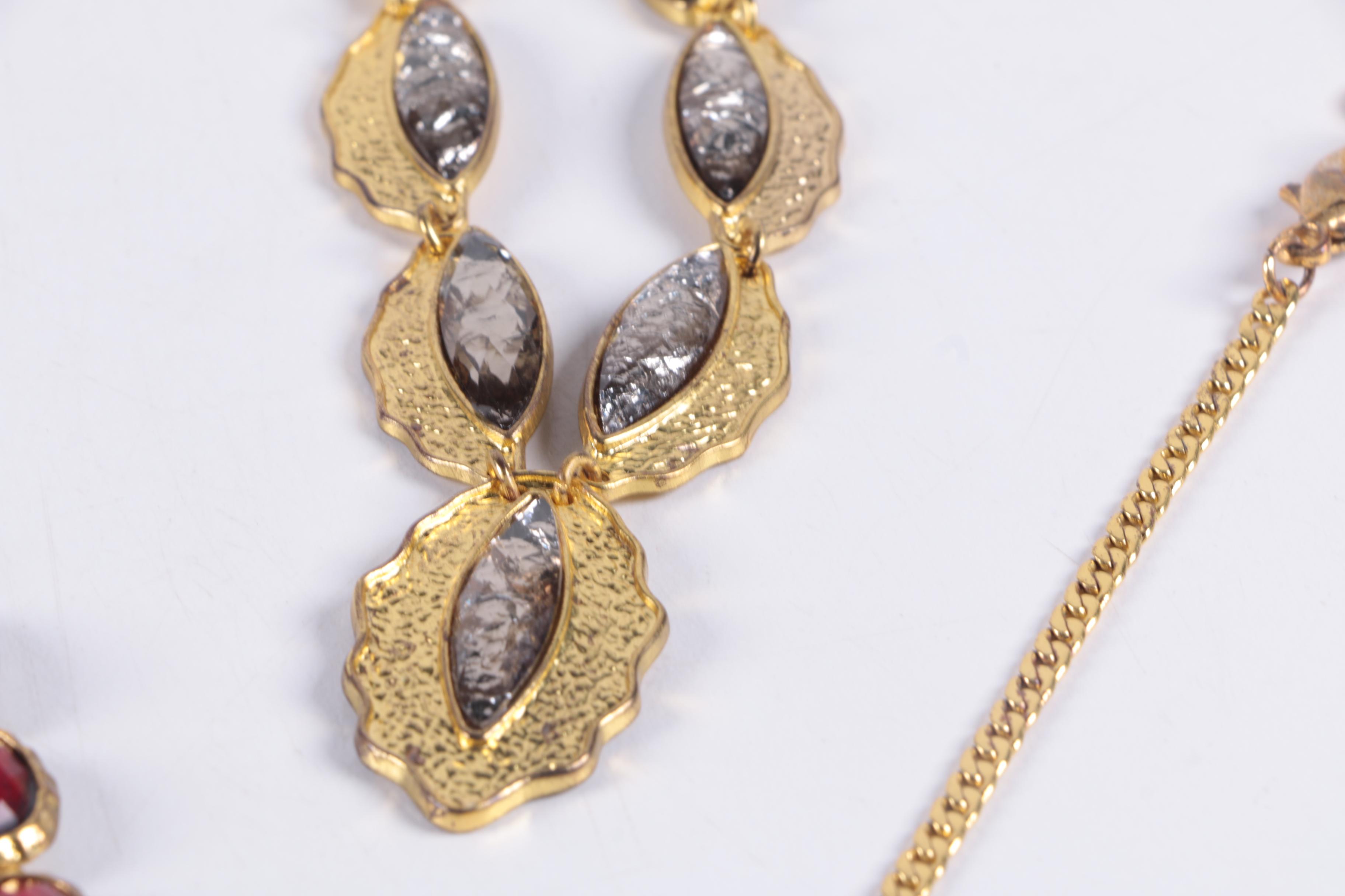 Collection of Amrita Singh Necklaces and Earrings