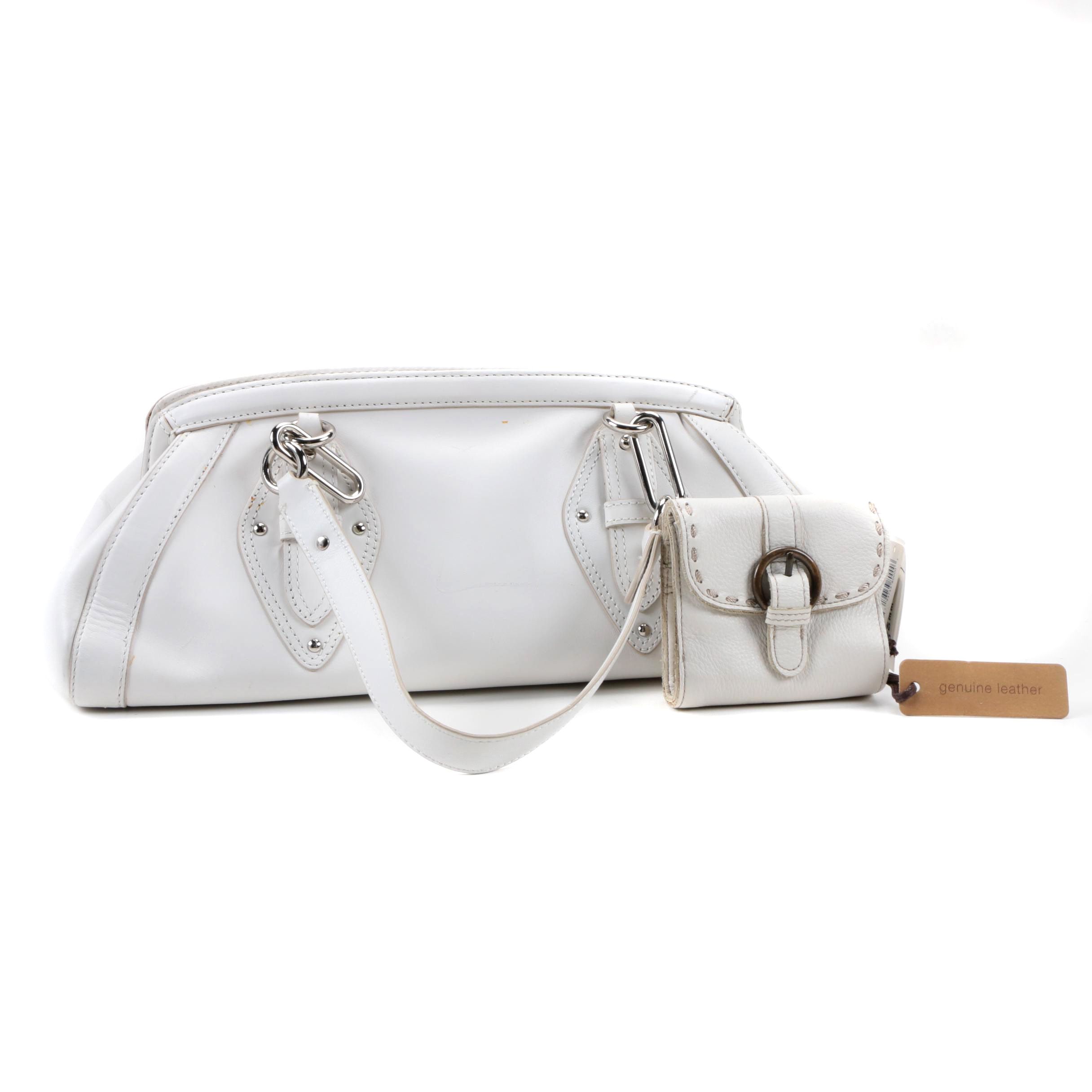 Cole Haan Leather Handbag and Gap Wallet