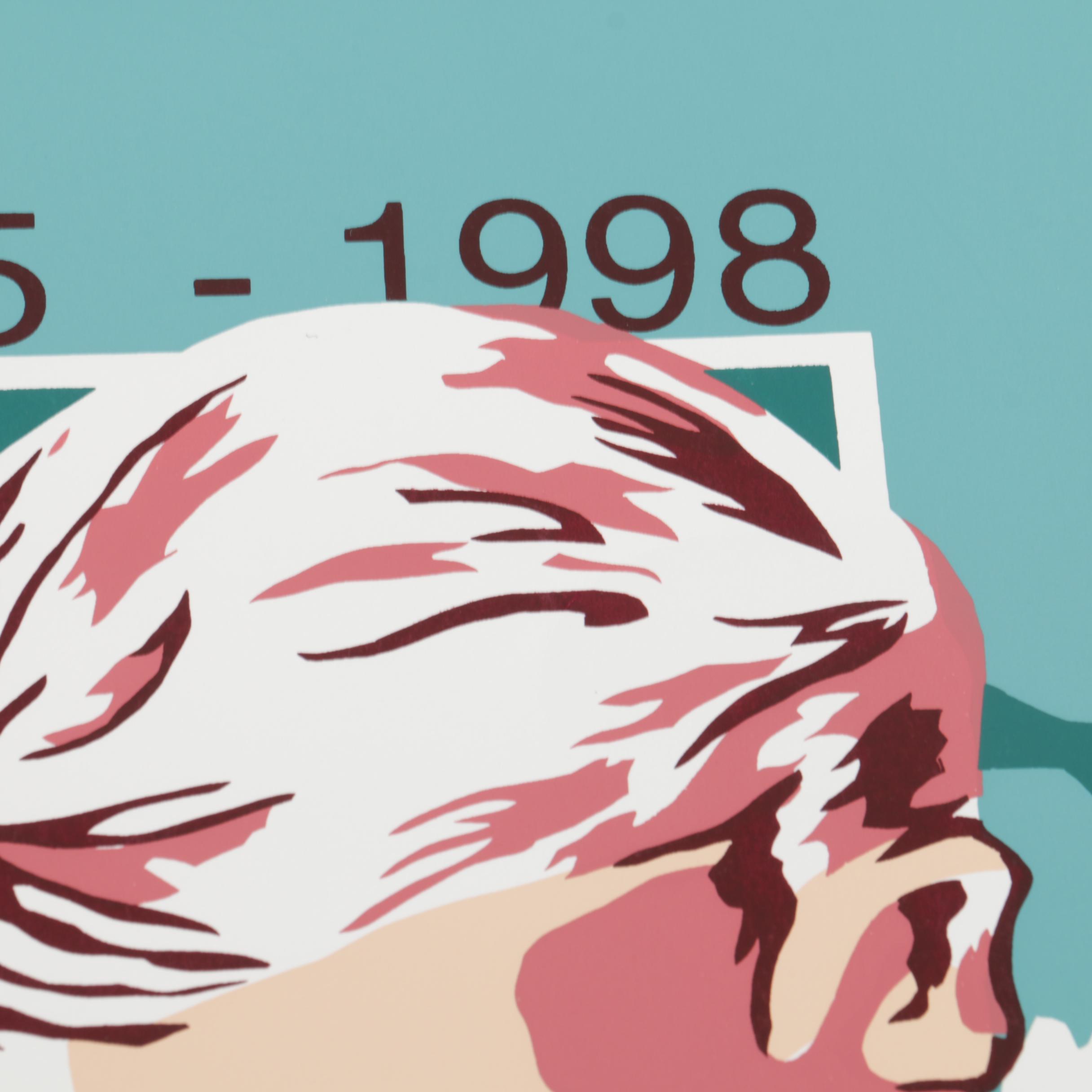 Durand Limited Edition 1998 Ponchatoula Strawberry Festival Serigraph Poster