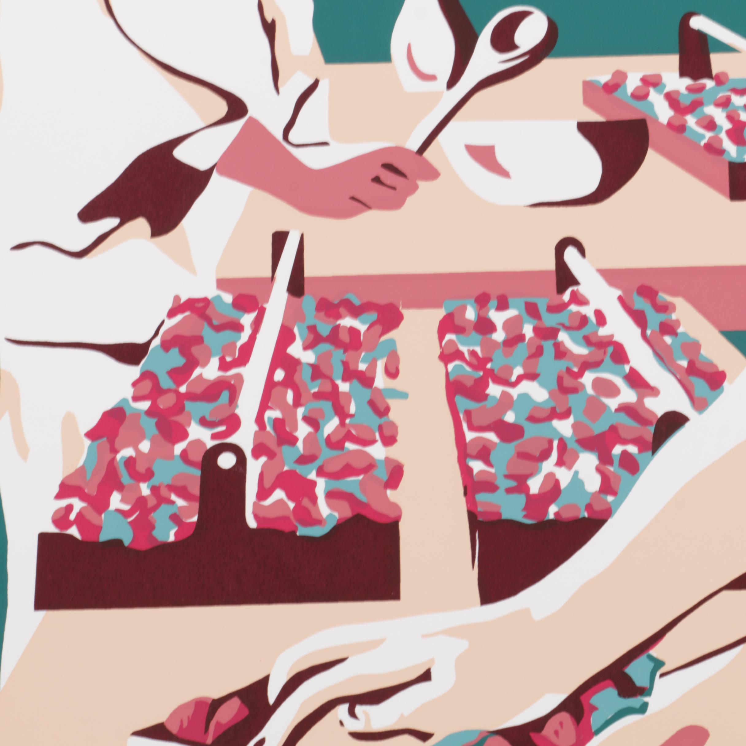 Durand Limited Edition 1998 Ponchatoula Strawberry Festival Serigraph Poster