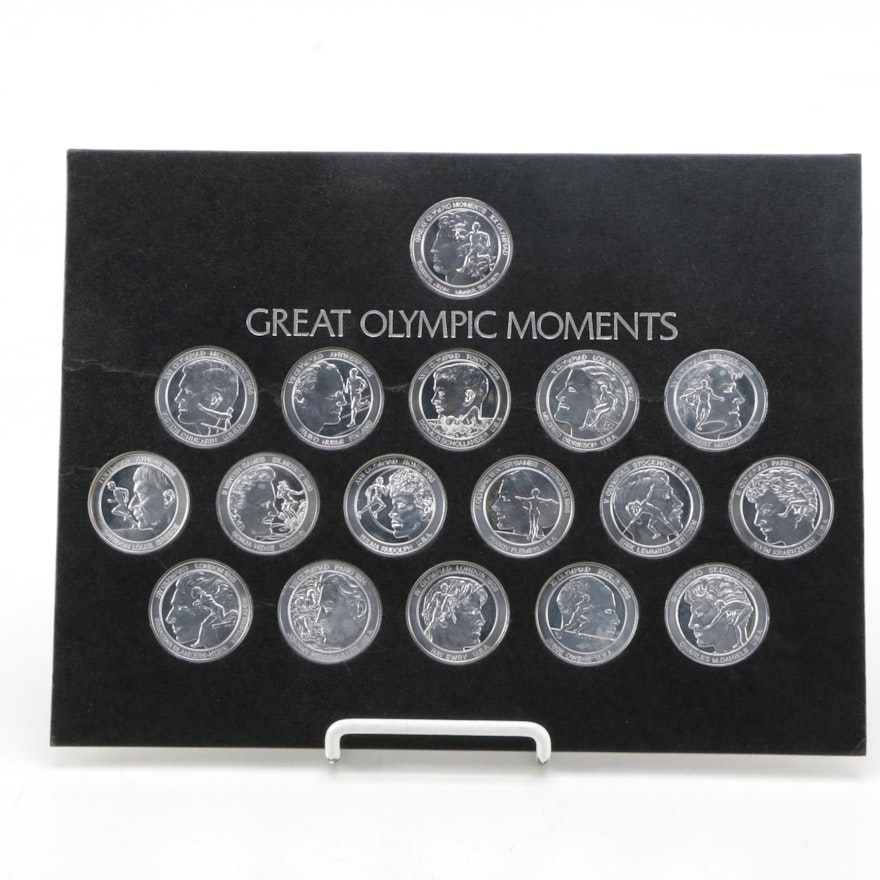 Collection of 1972 Great Olympic Moments Medals