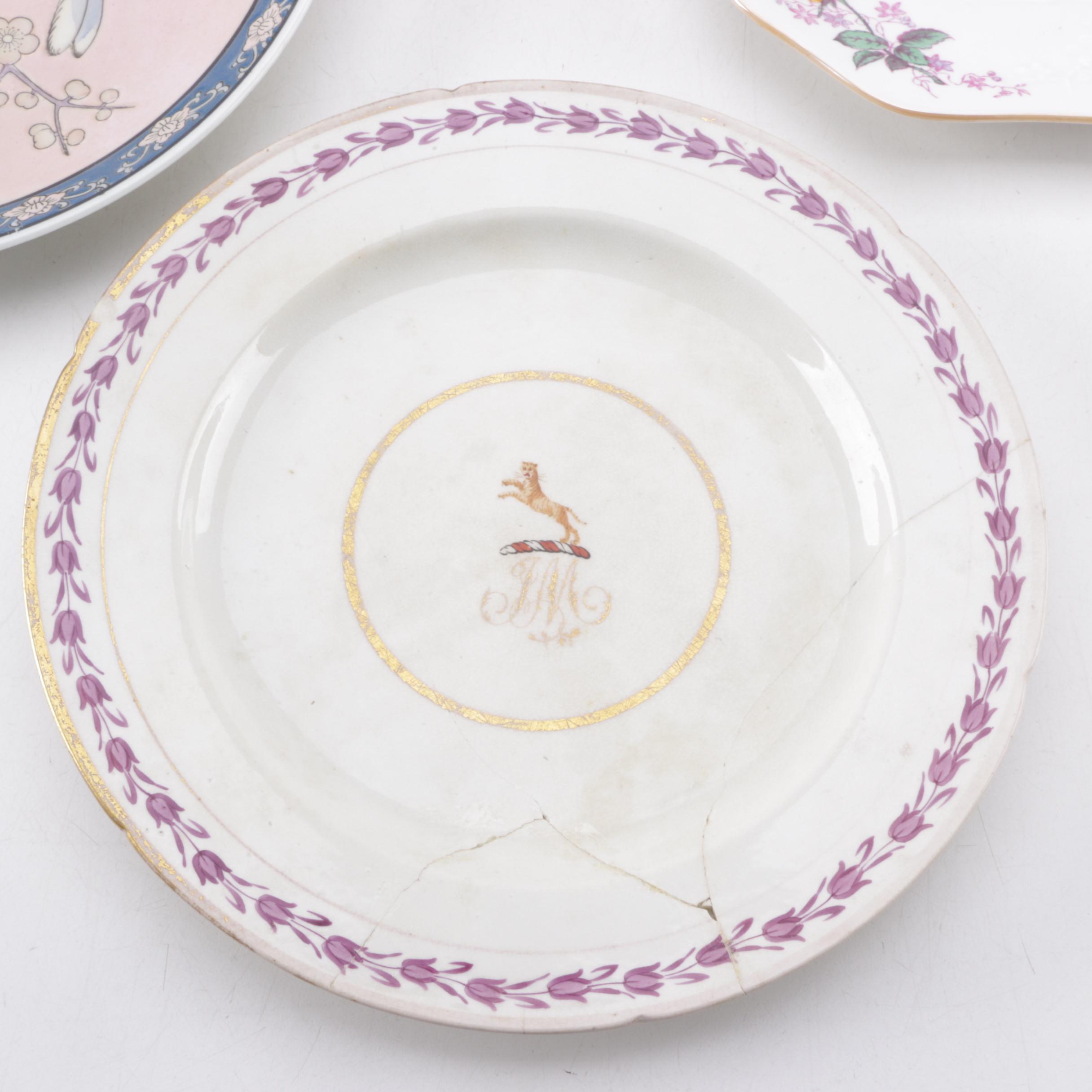 Chinese Export With Spode "Mayflower", "Roberta" and "Felicity"