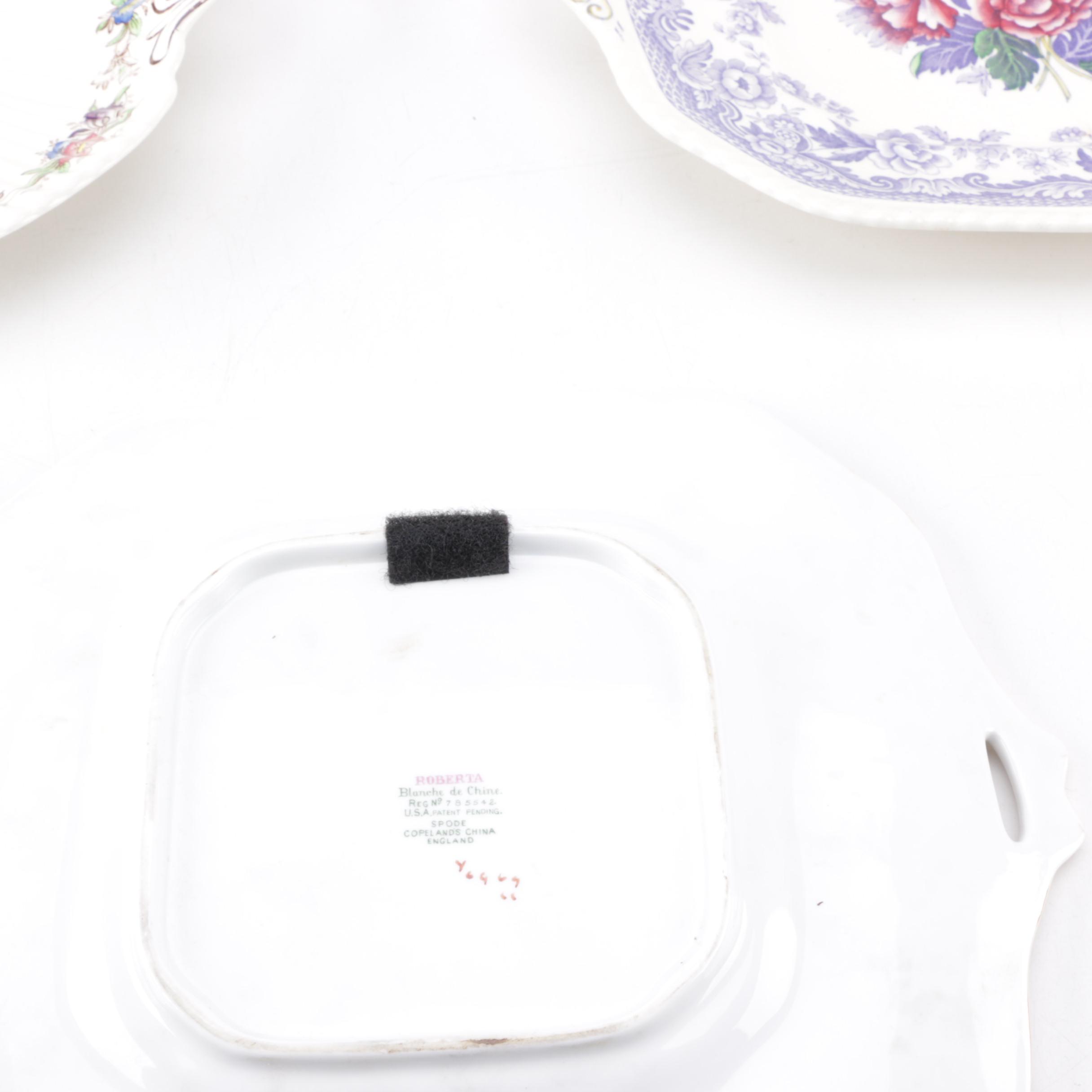 Chinese Export With Spode "Mayflower", "Roberta" and "Felicity"