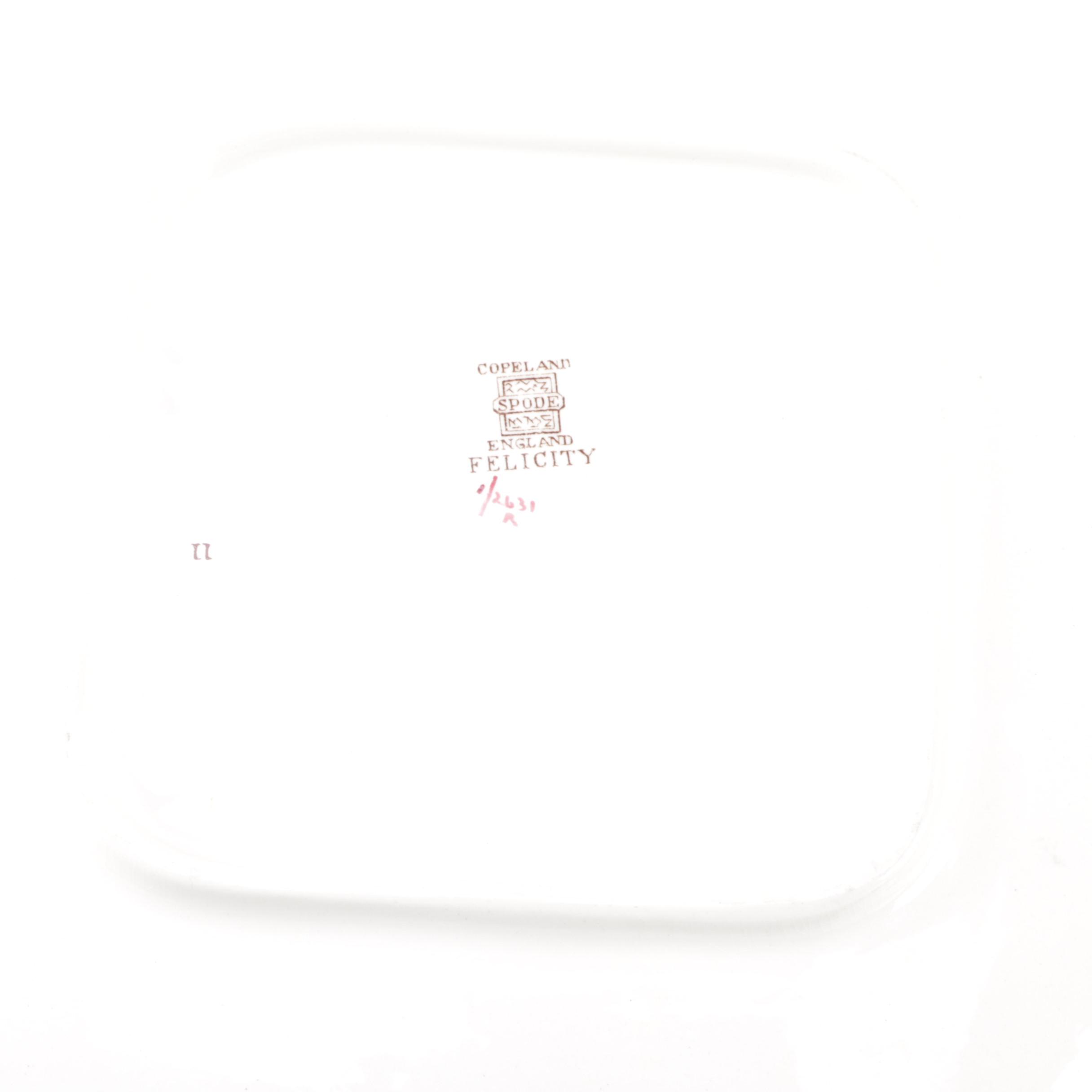 Chinese Export With Spode "Mayflower", "Roberta" and "Felicity"