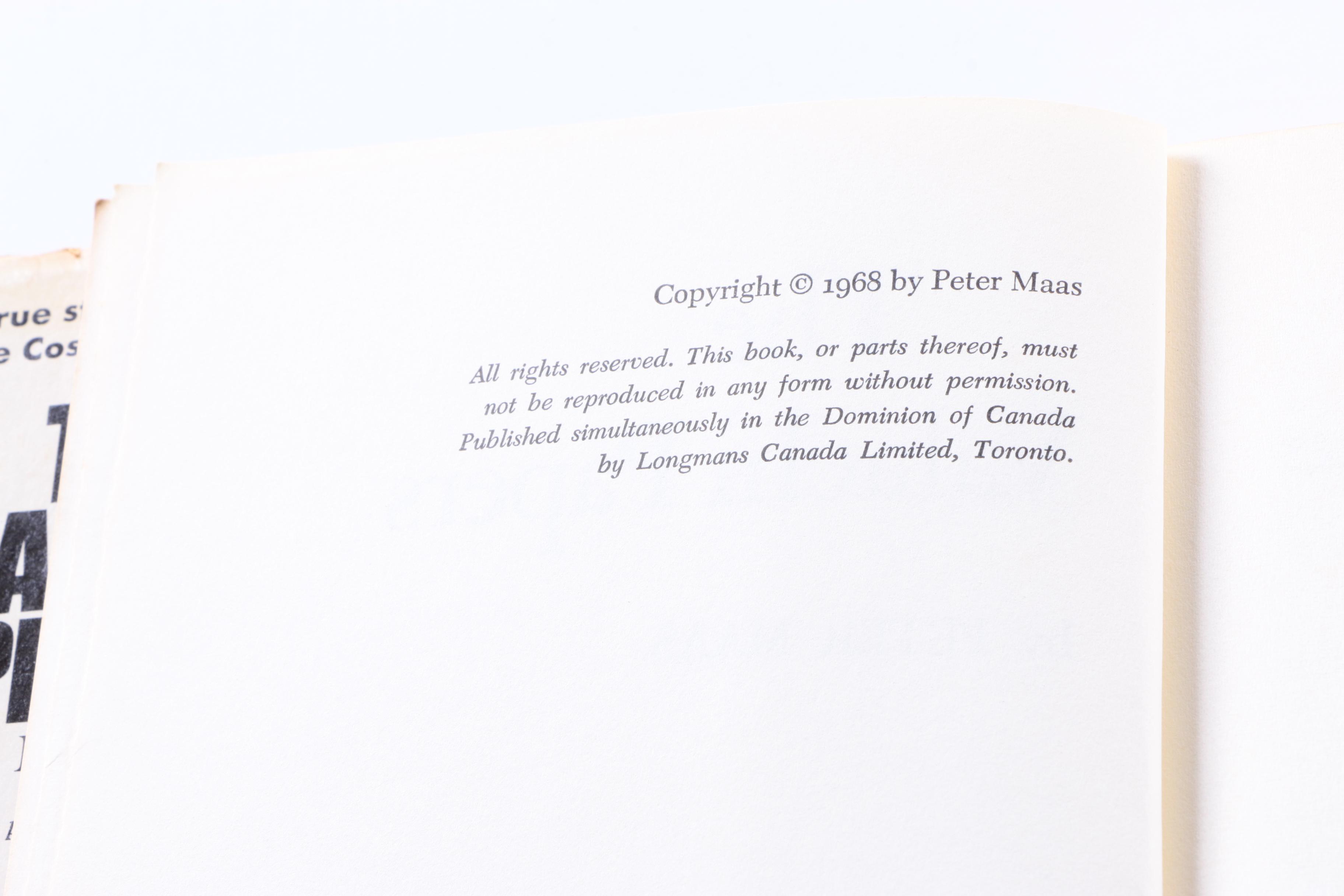 1968 "The Valachi Papers" by Pete Maas