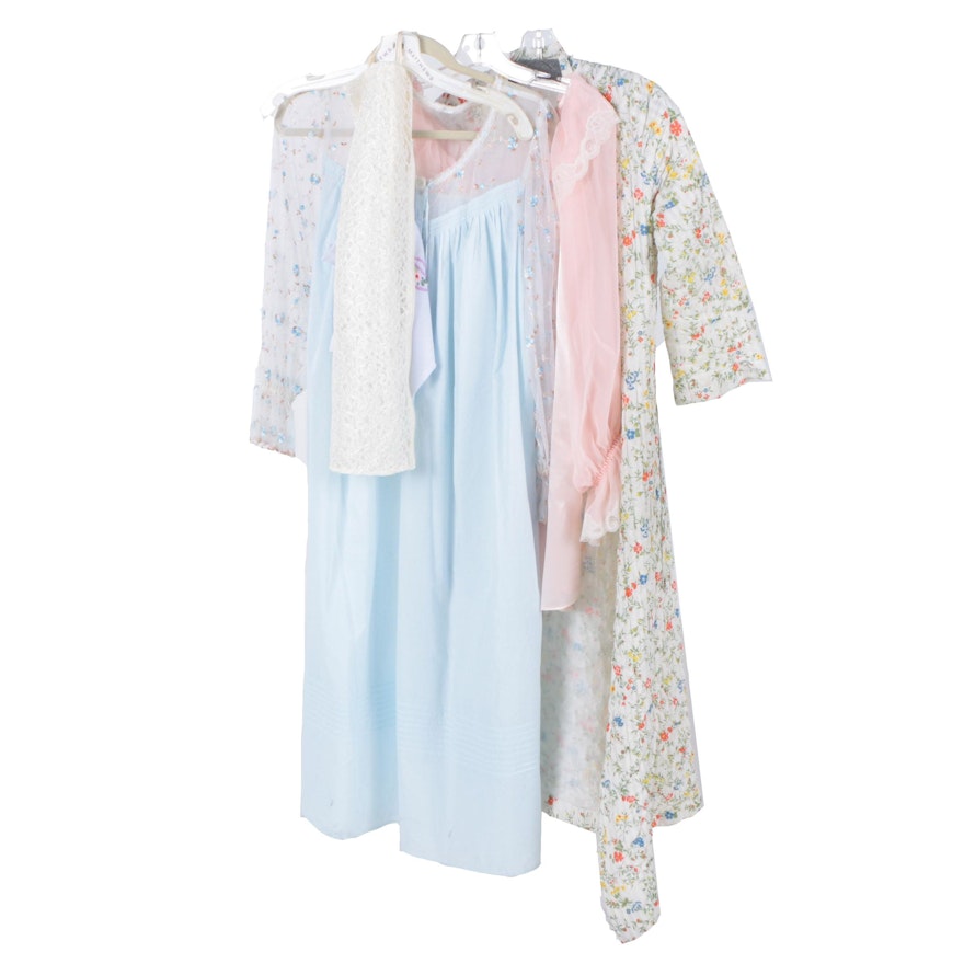 Vintage Robe and Nightgowns