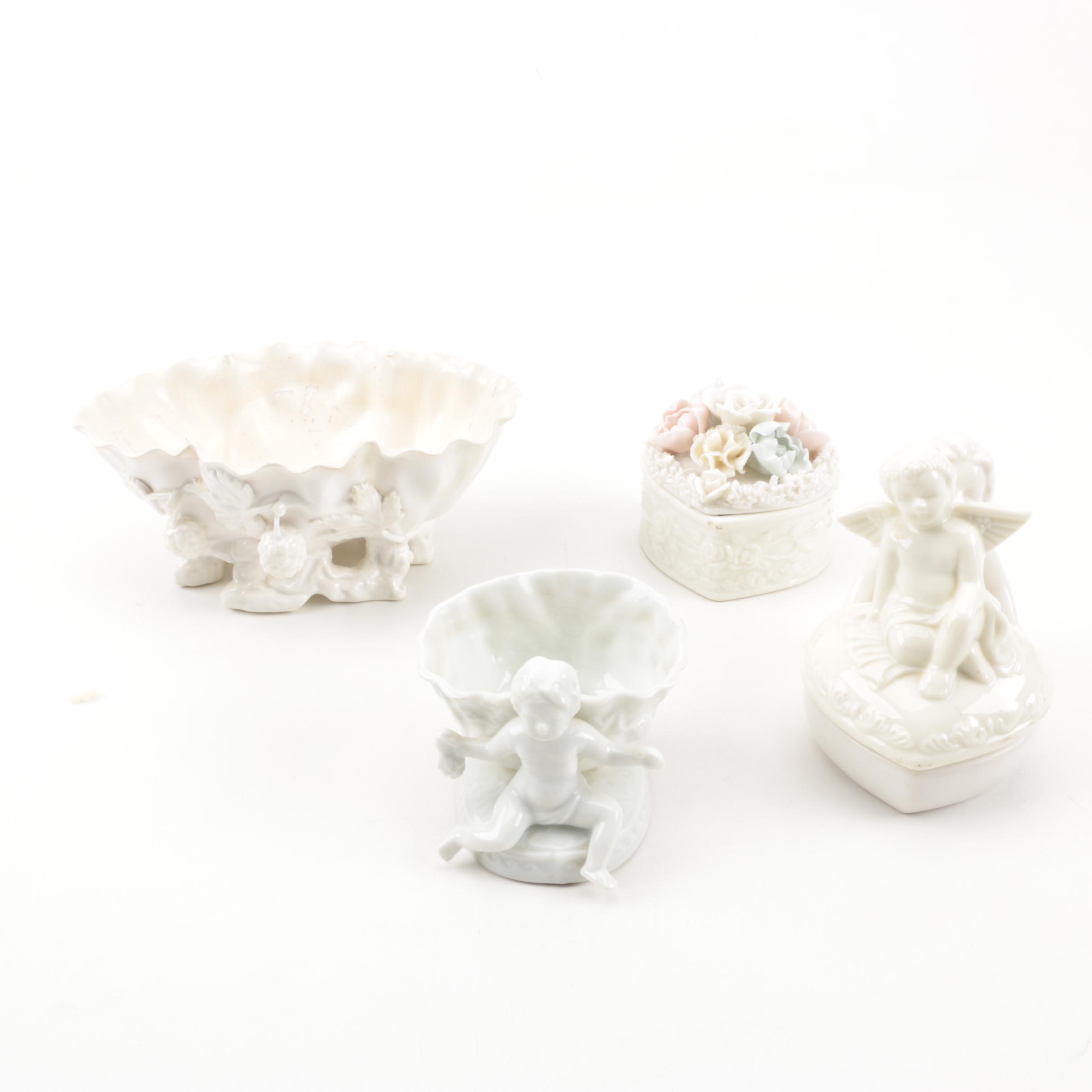 Ceramic Décor including Vintage Copeland Spode