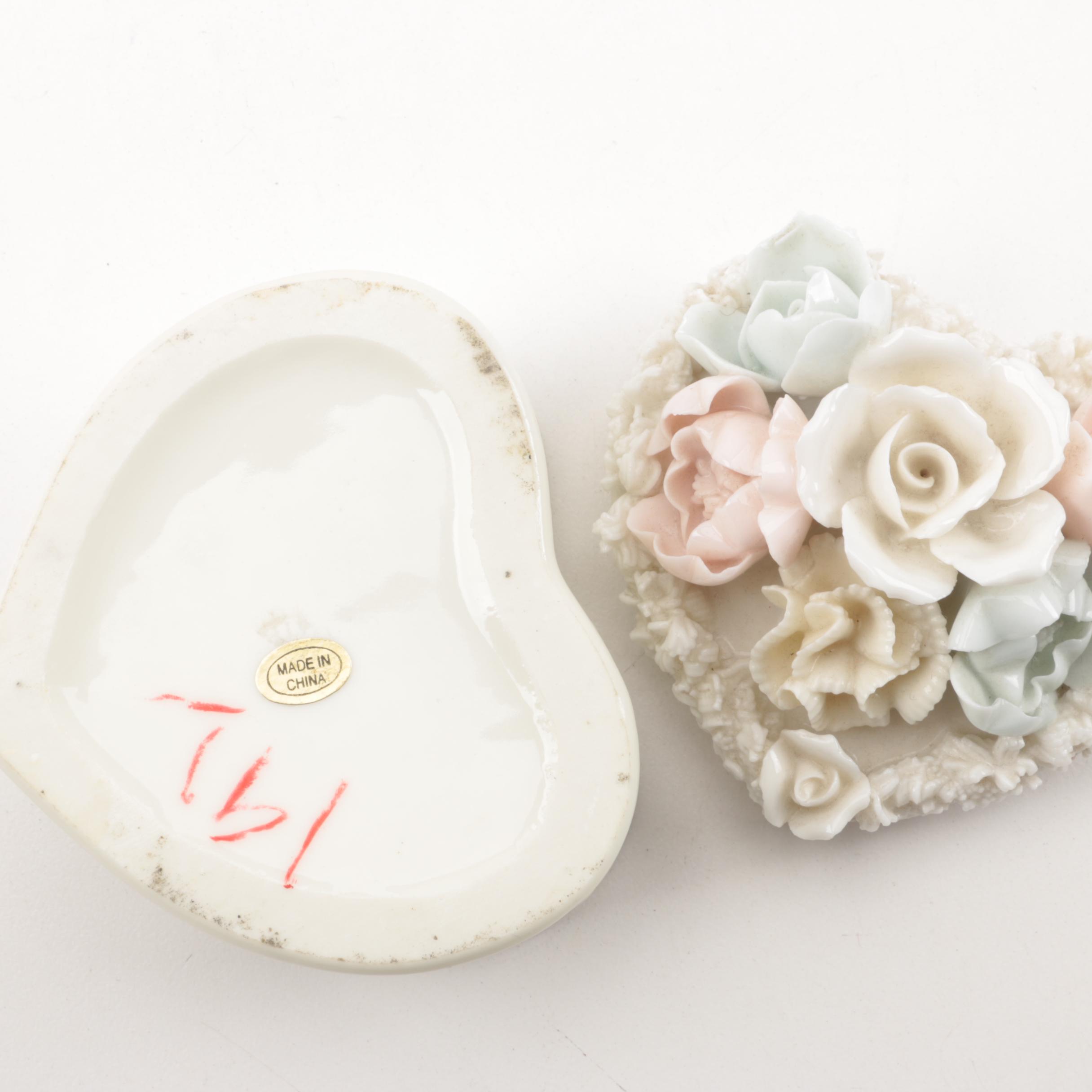 Ceramic Décor including Vintage Copeland Spode