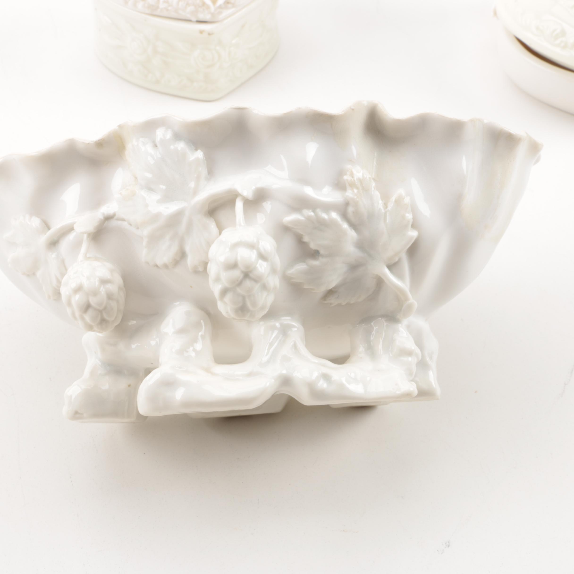 Ceramic Décor including Vintage Copeland Spode