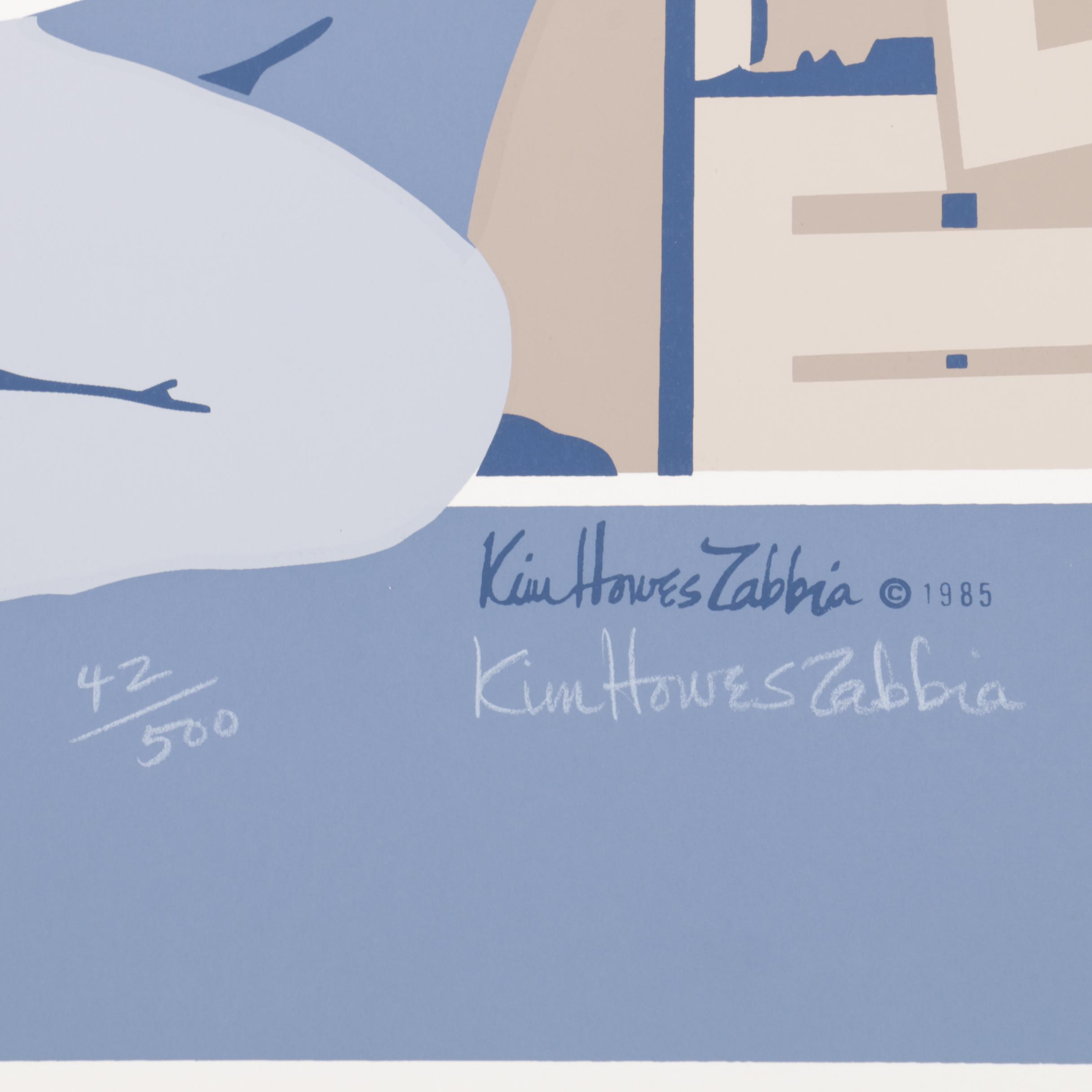 Zabbia Limited Edition 1985 Ponchatoula Strawberry Festival Serigraph