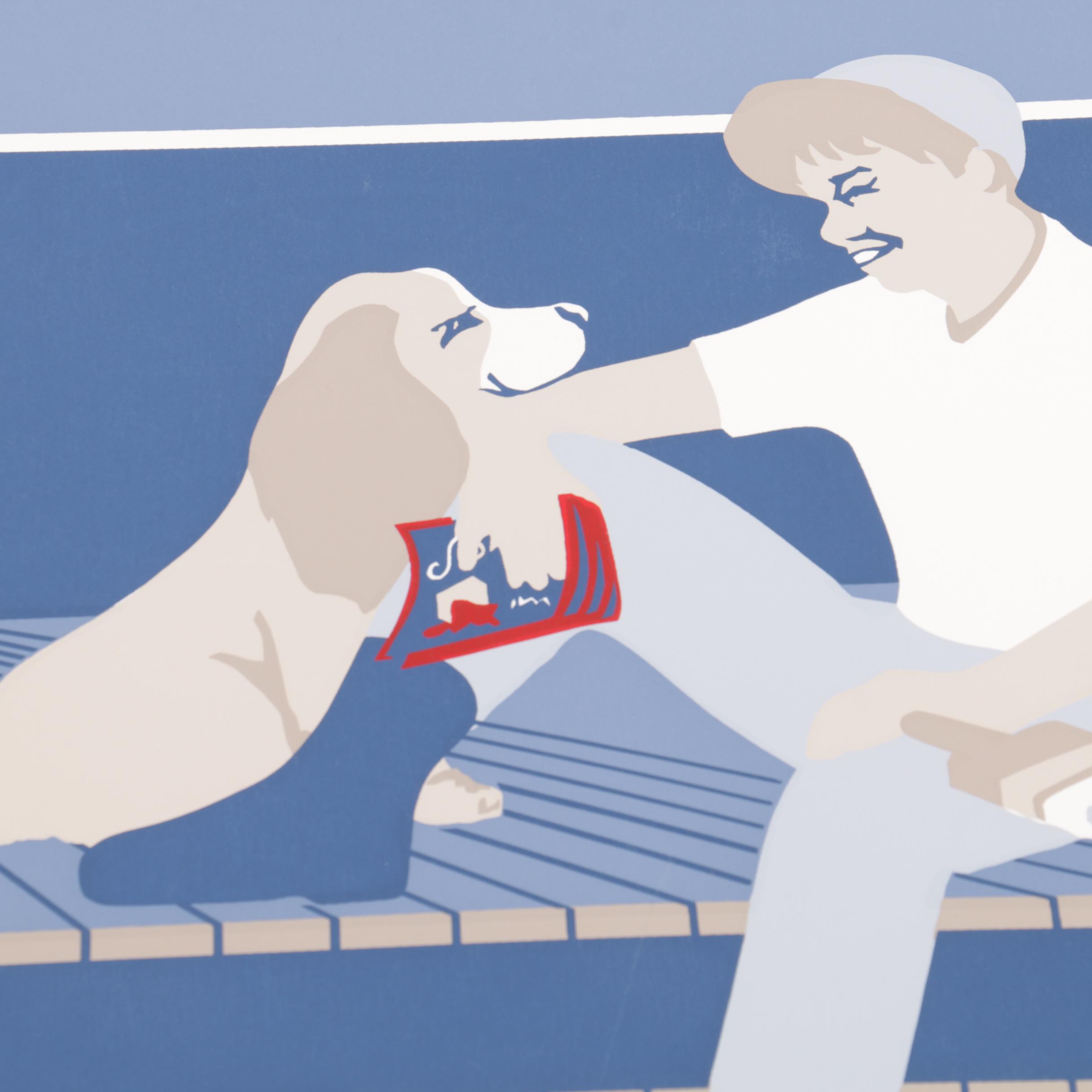 Zabbia Limited Edition 1985 Ponchatoula Strawberry Festival Serigraph