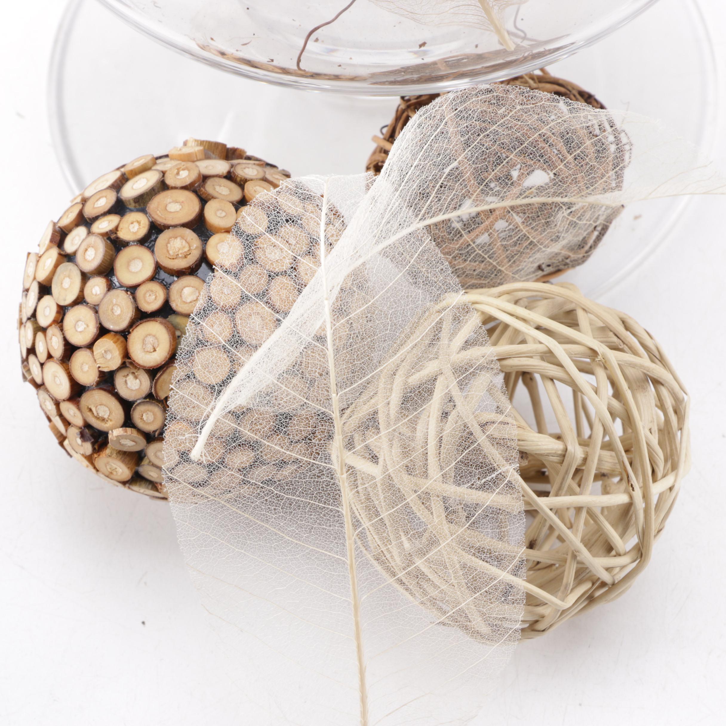 Two Glass Jars with Lids