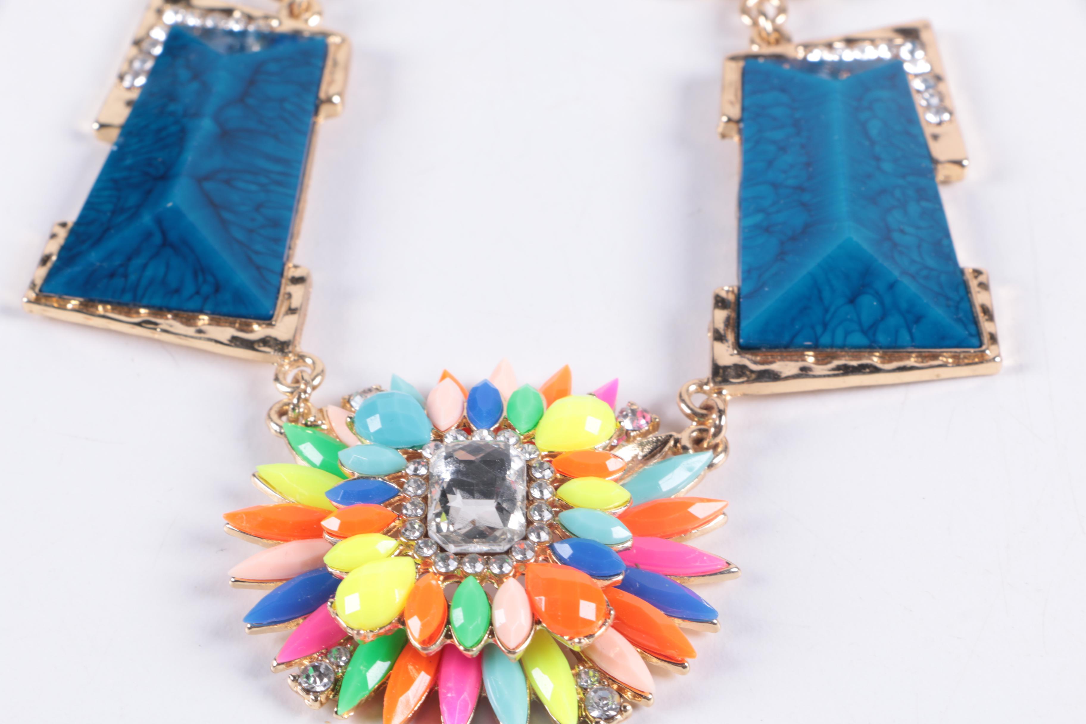 Selection of Necklaces and Pair of Earrings Featuring Amrita Singh