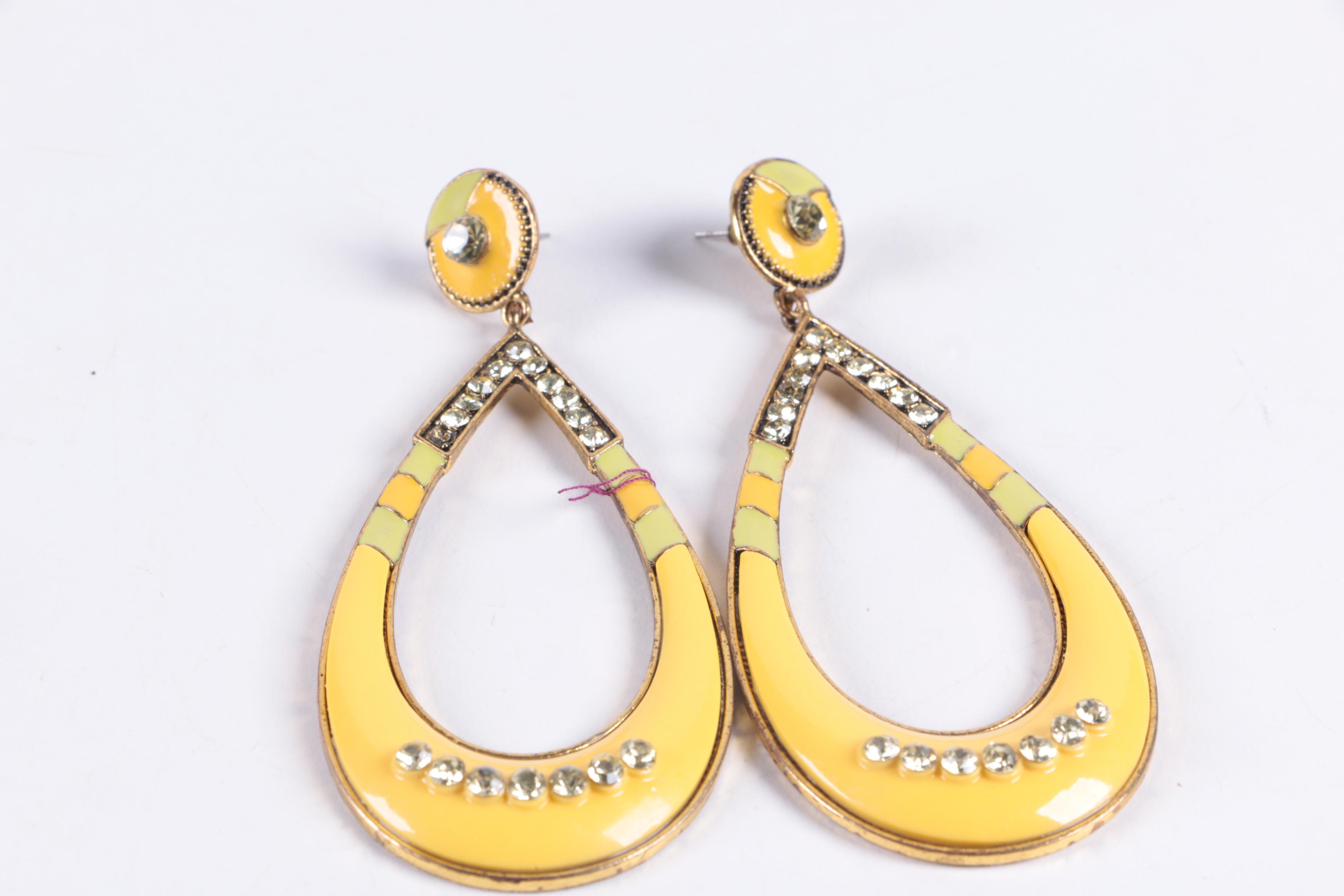 Selection of Necklaces and Pair of Earrings Featuring Amrita Singh