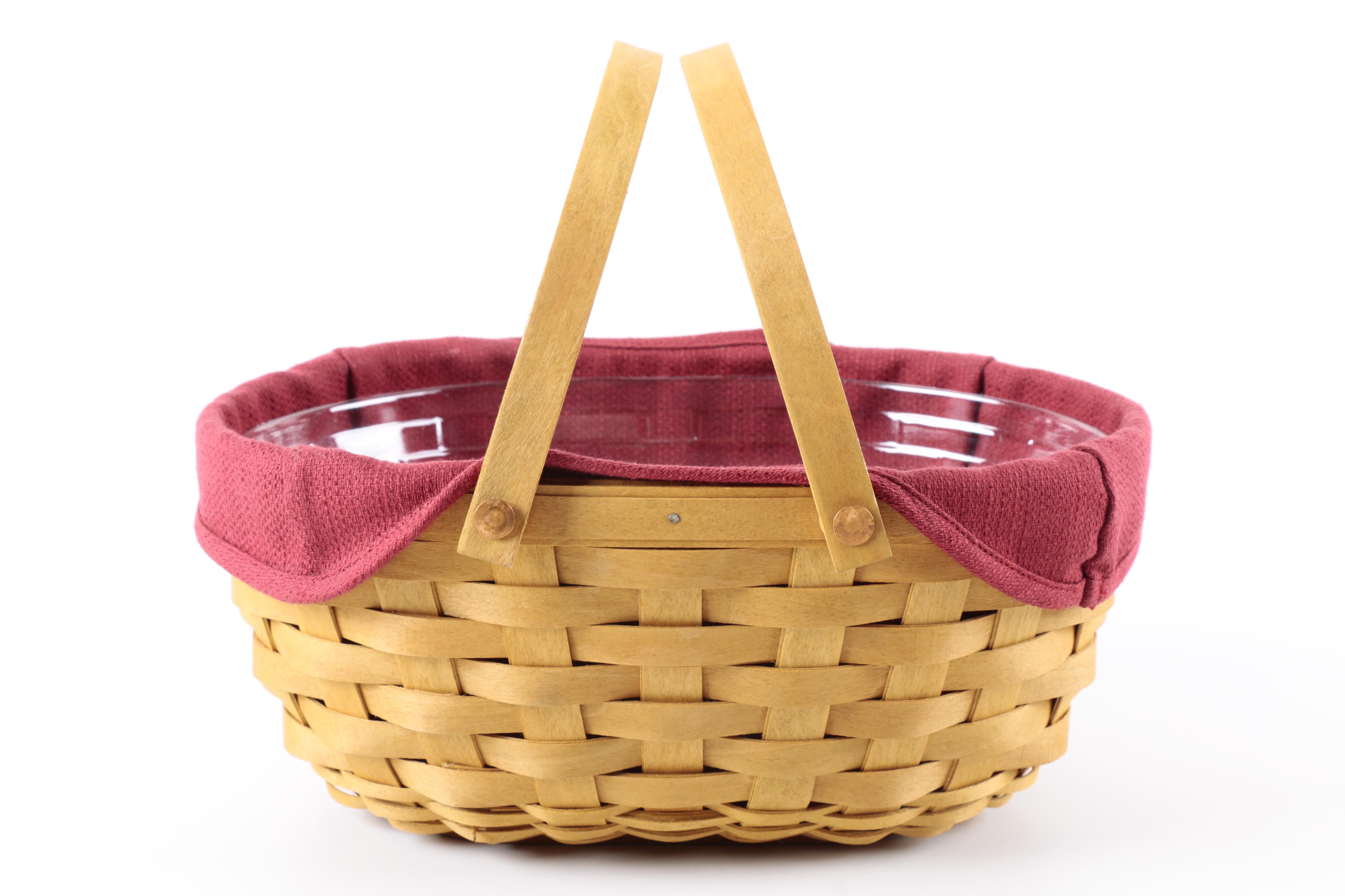 Three Woven Longaberger Baskets