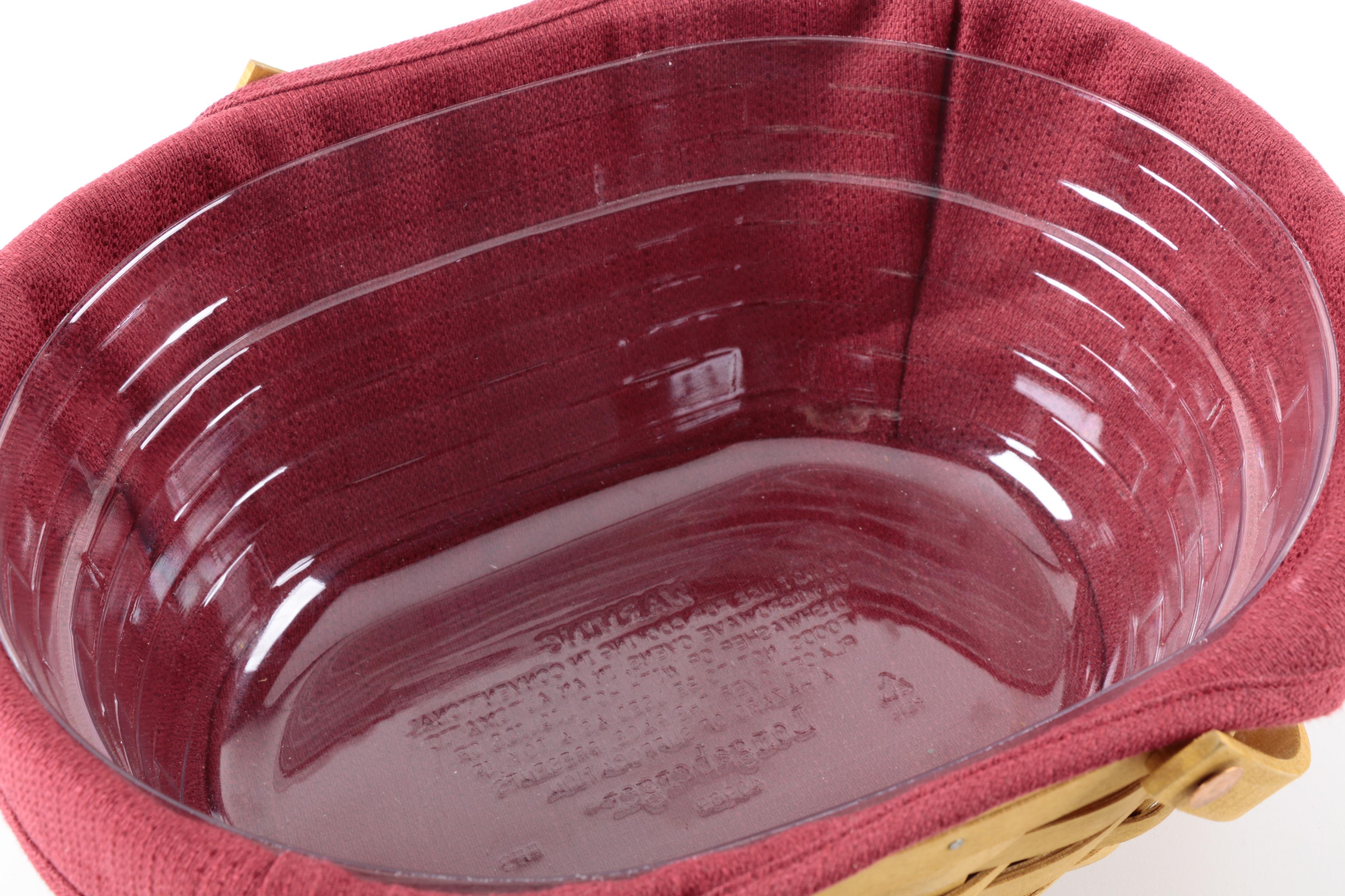 Three Woven Longaberger Baskets