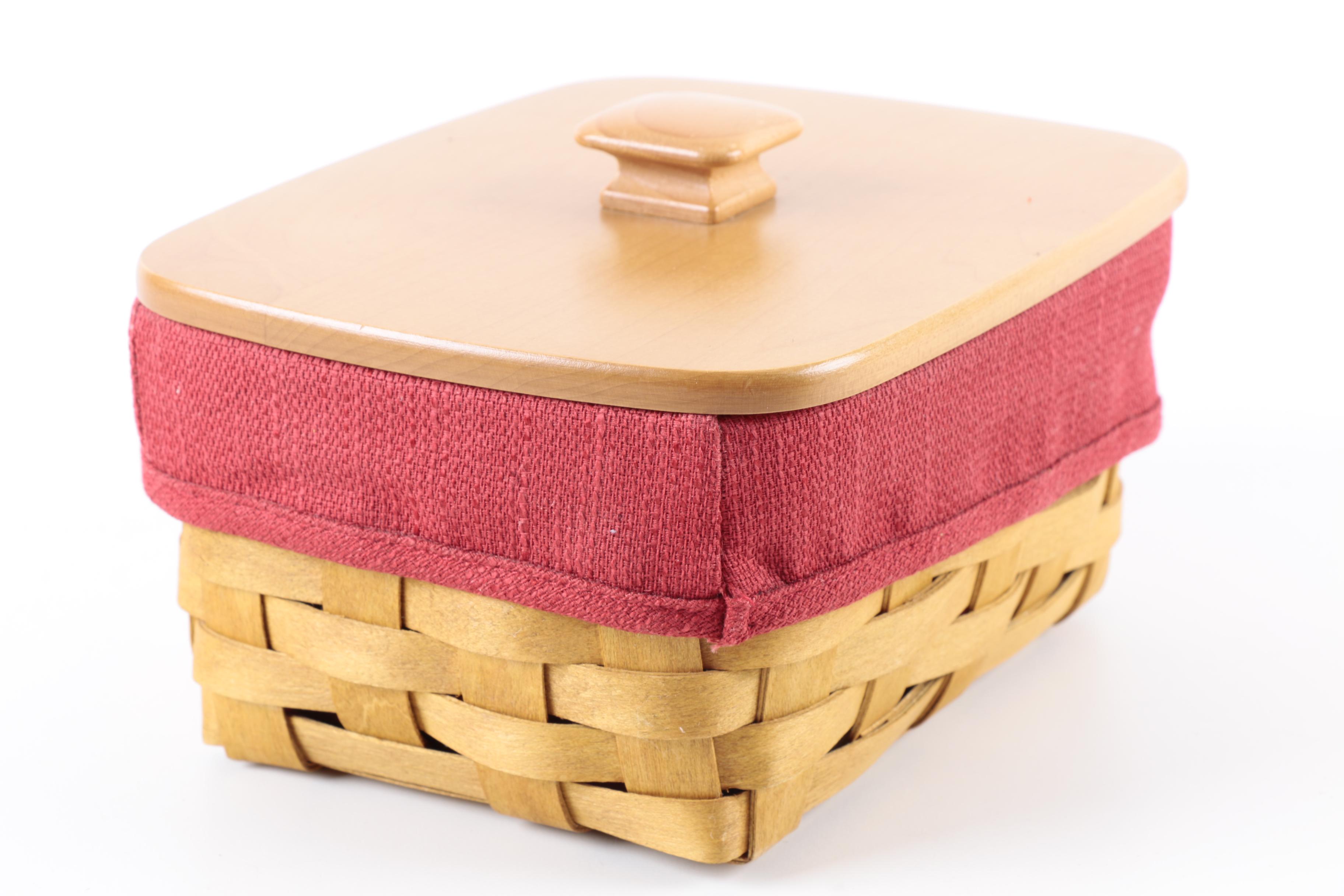 Three Woven Longaberger Baskets