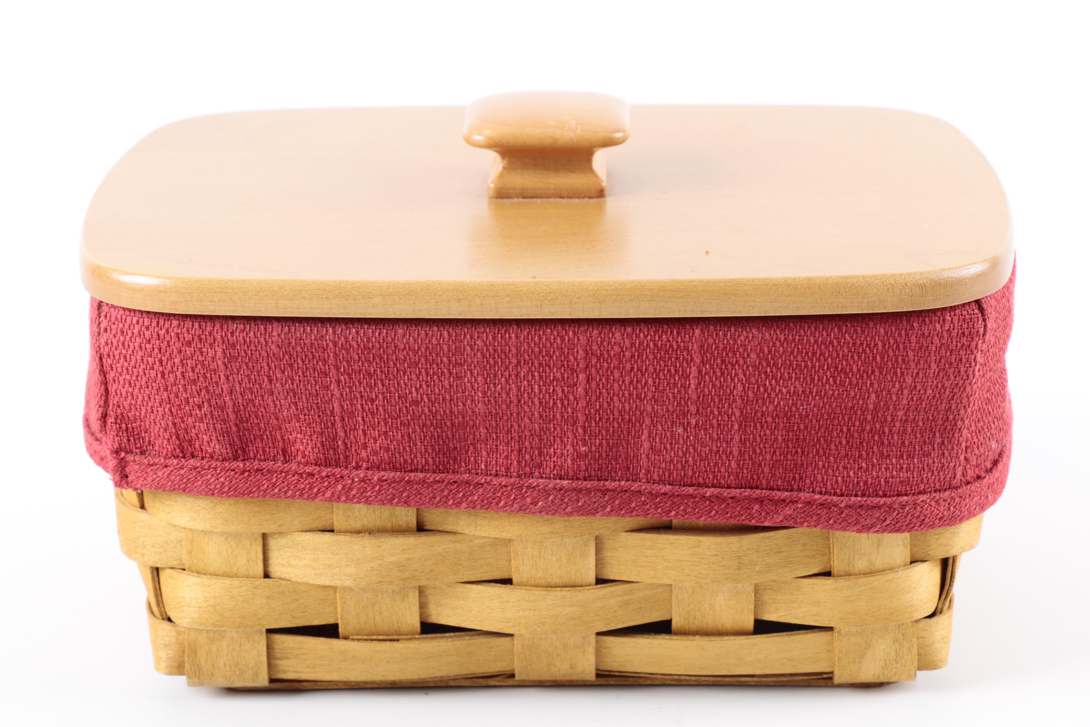 Three Woven Longaberger Baskets