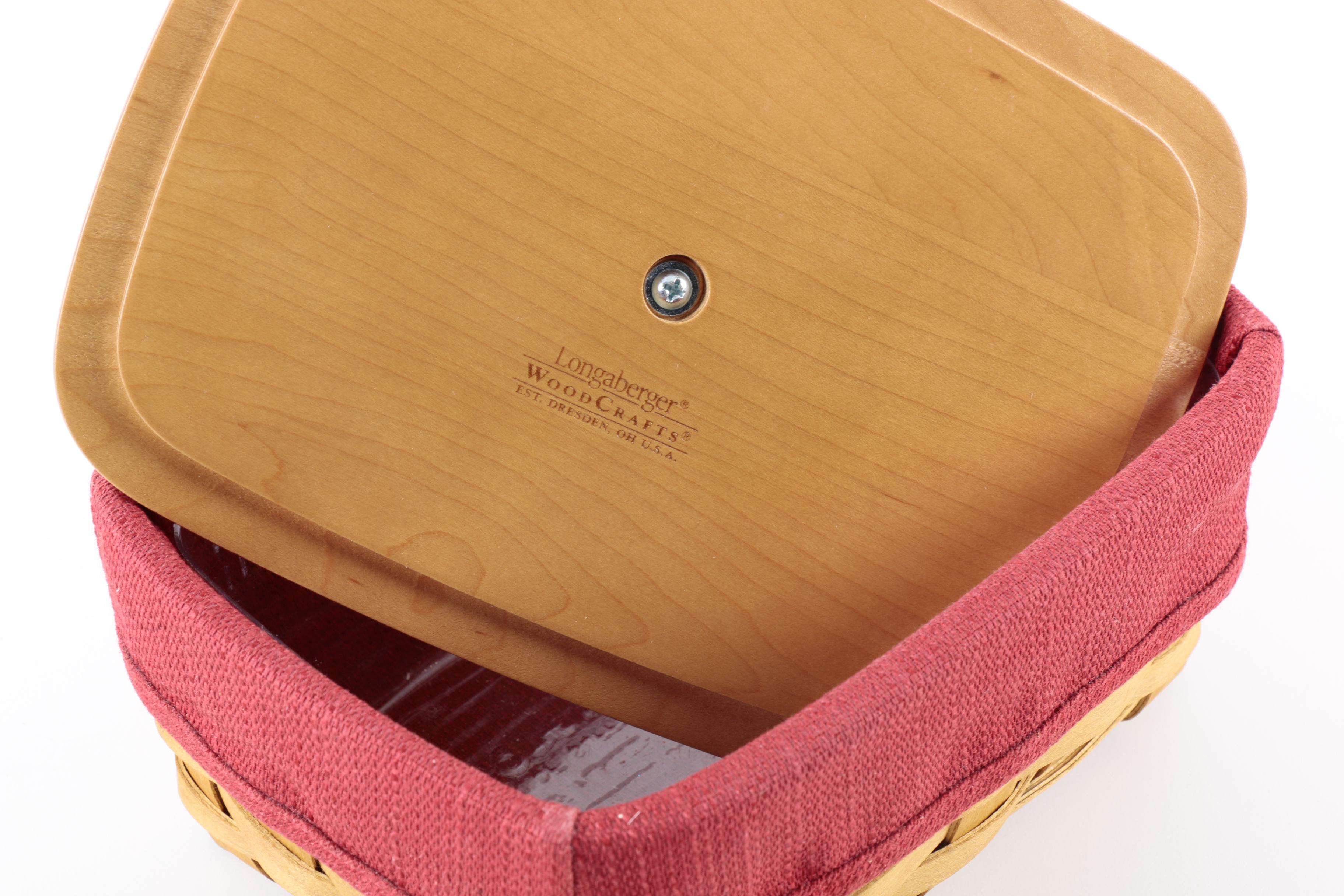 Three Woven Longaberger Baskets