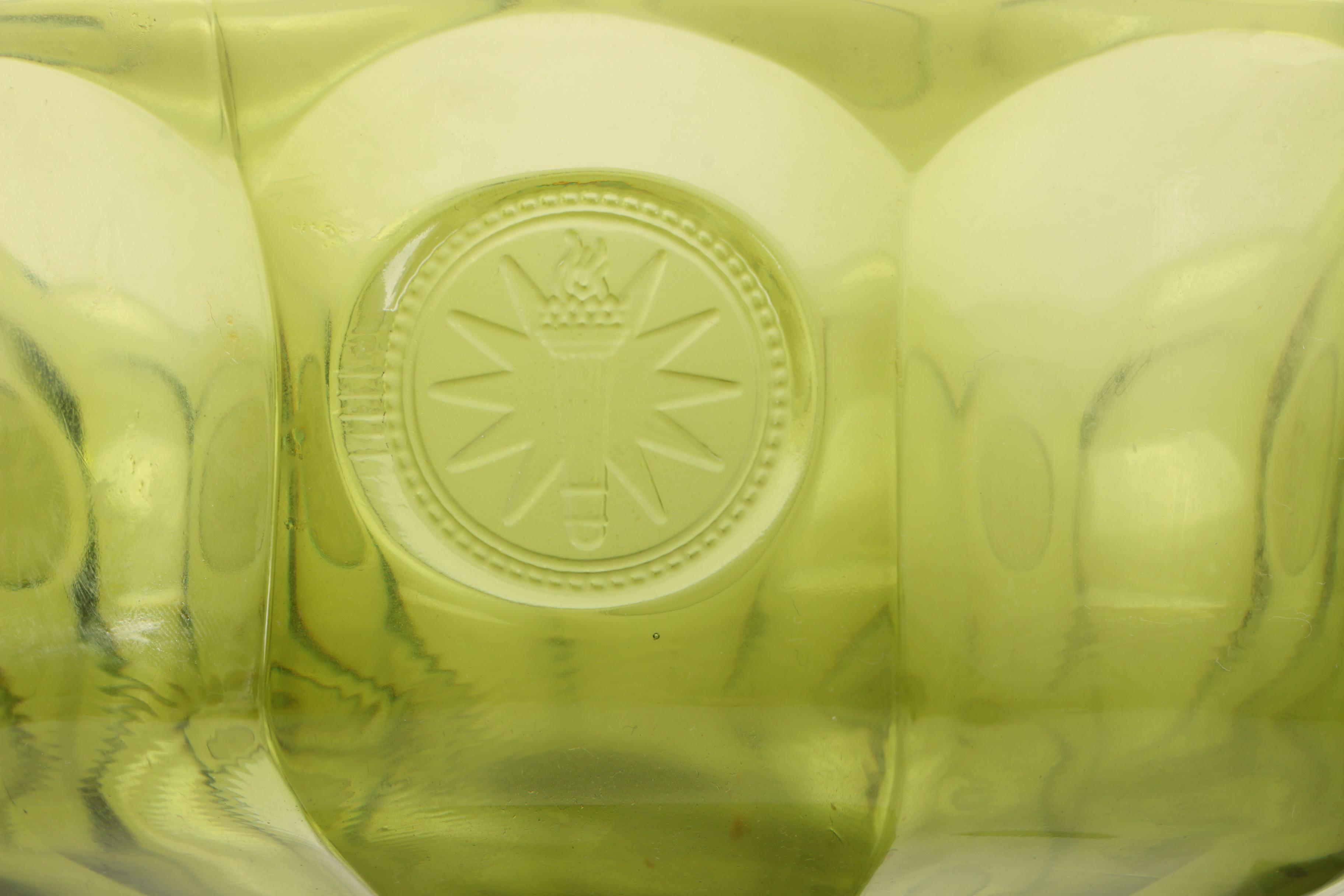 Vintage Glass Tableware including Fostoria "Coin"