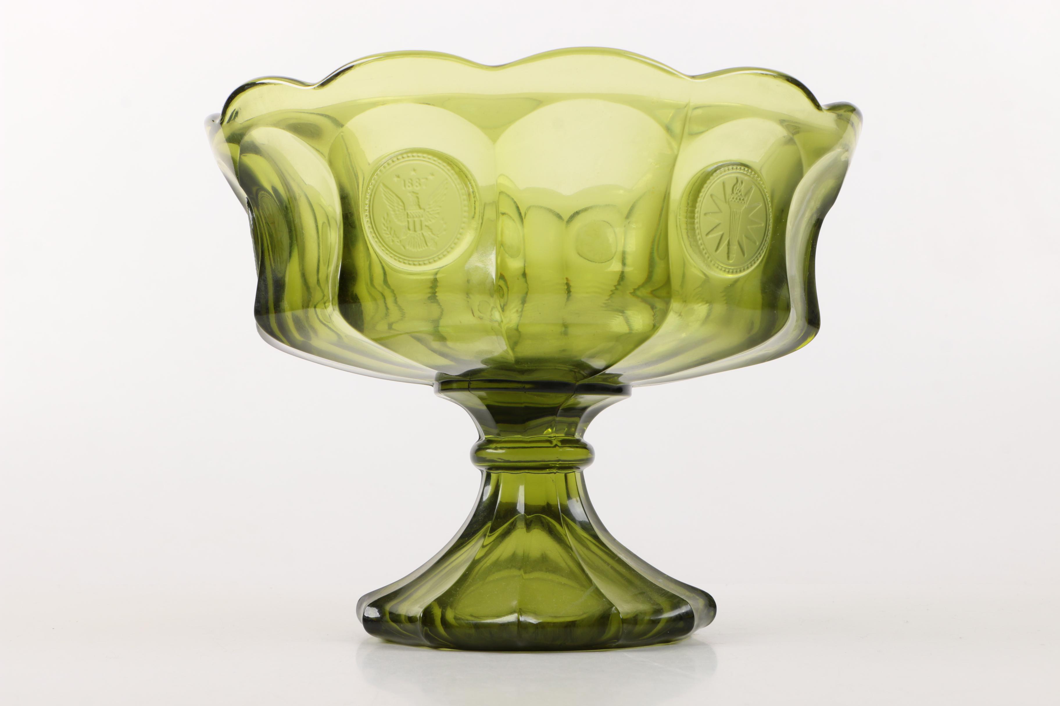 Vintage Glass Tableware including Fostoria "Coin"