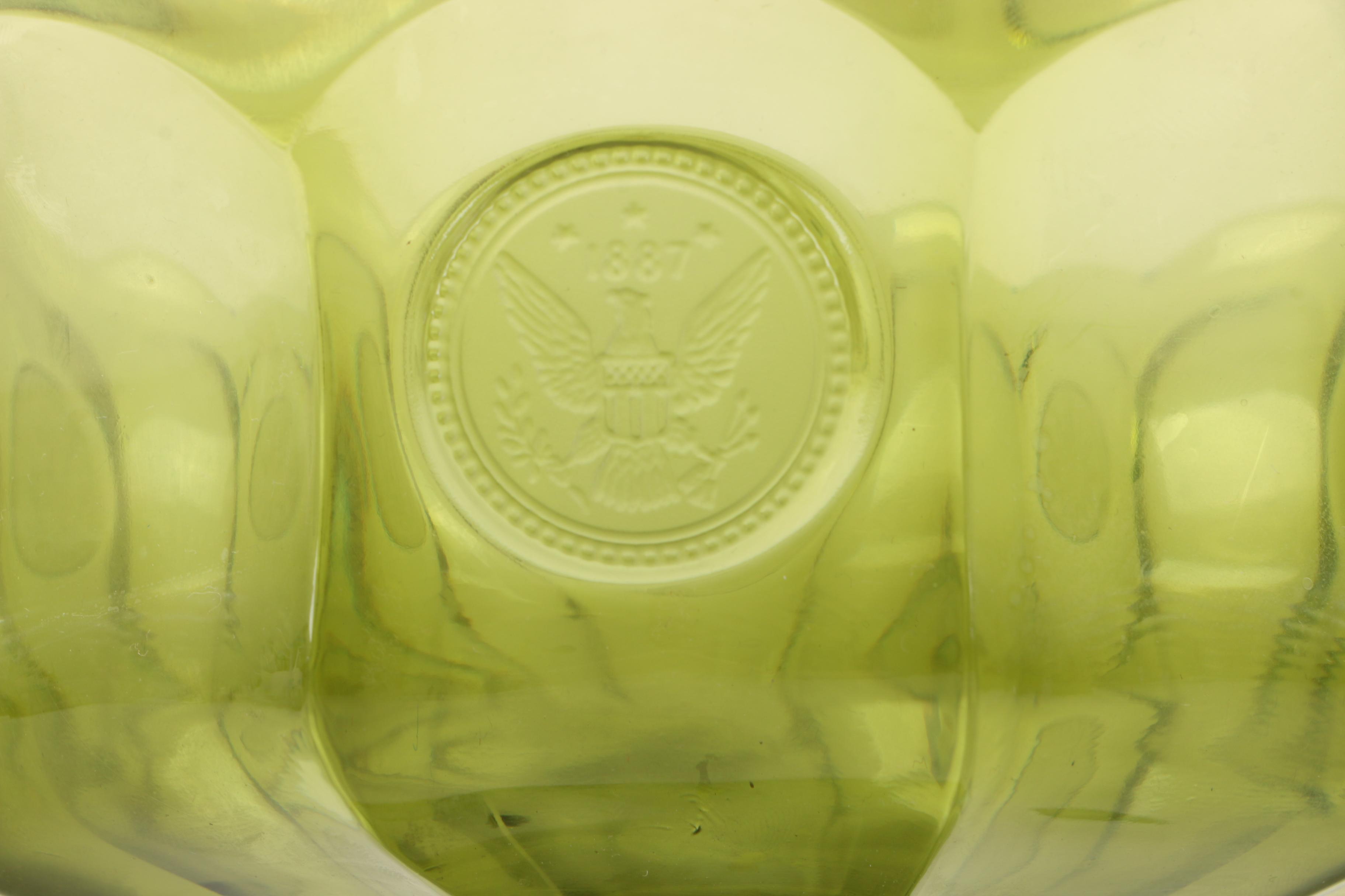 Vintage Glass Tableware including Fostoria "Coin"