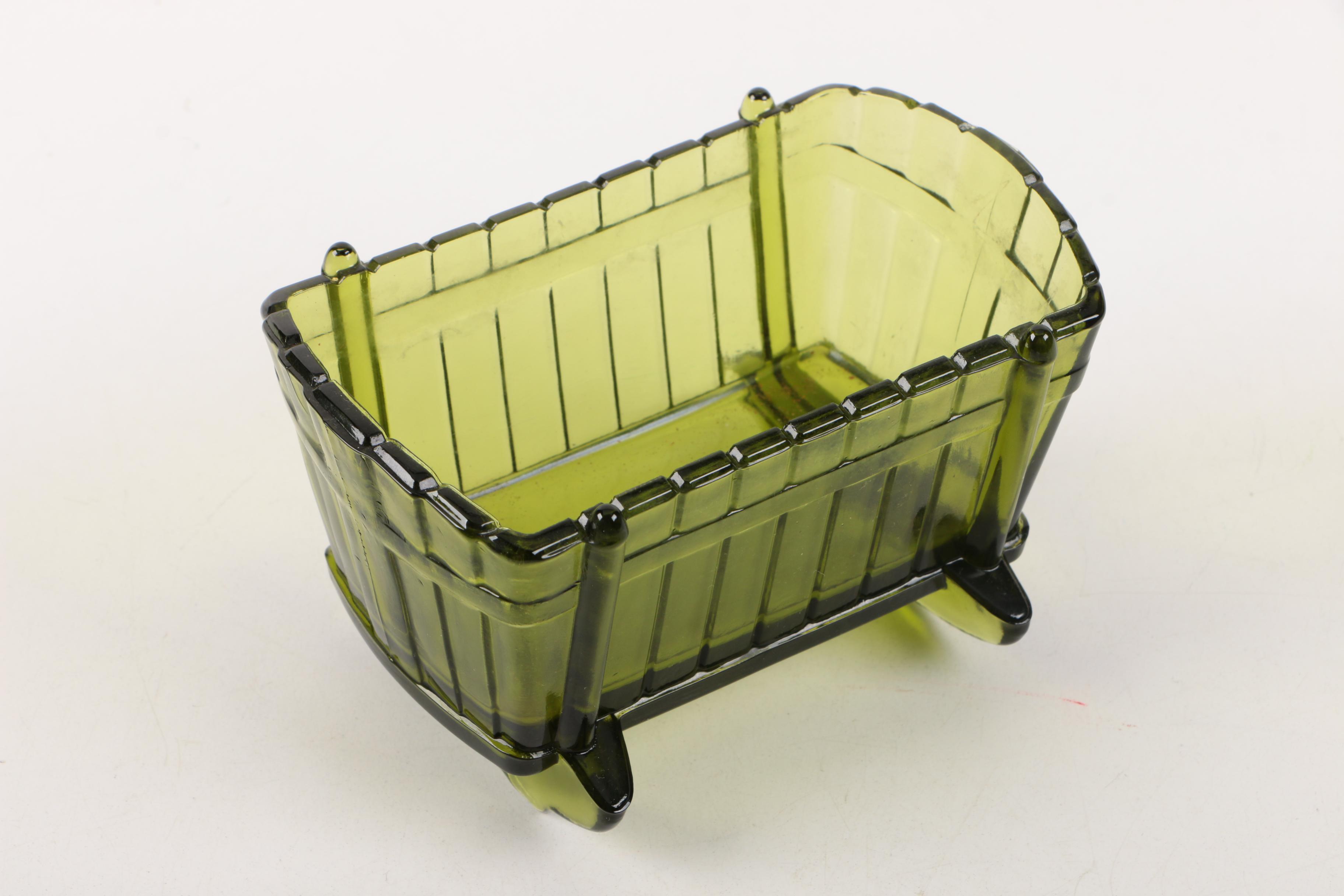 Vintage Glass Tableware including Fostoria "Coin"