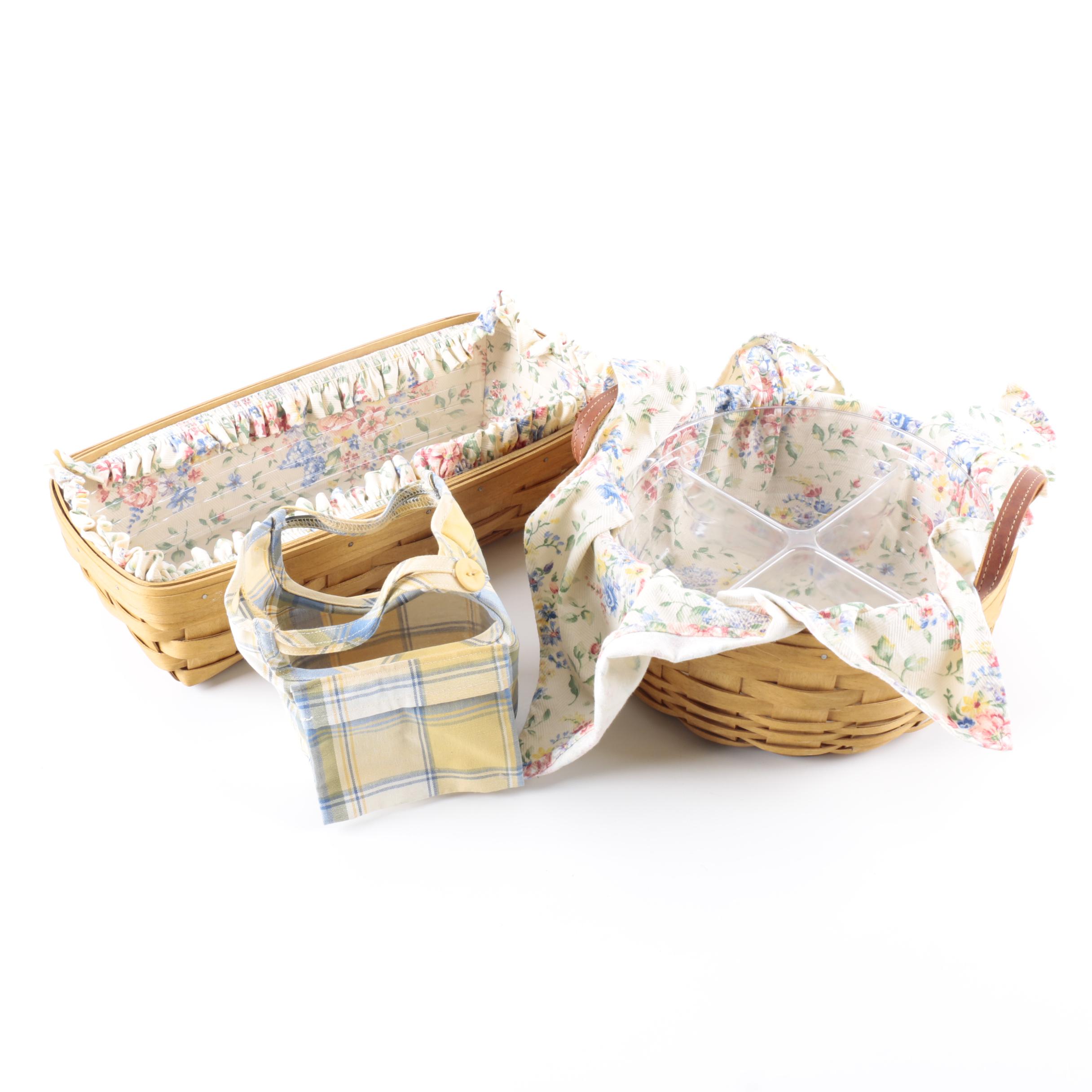 Group of Woven Longaberger Baskets