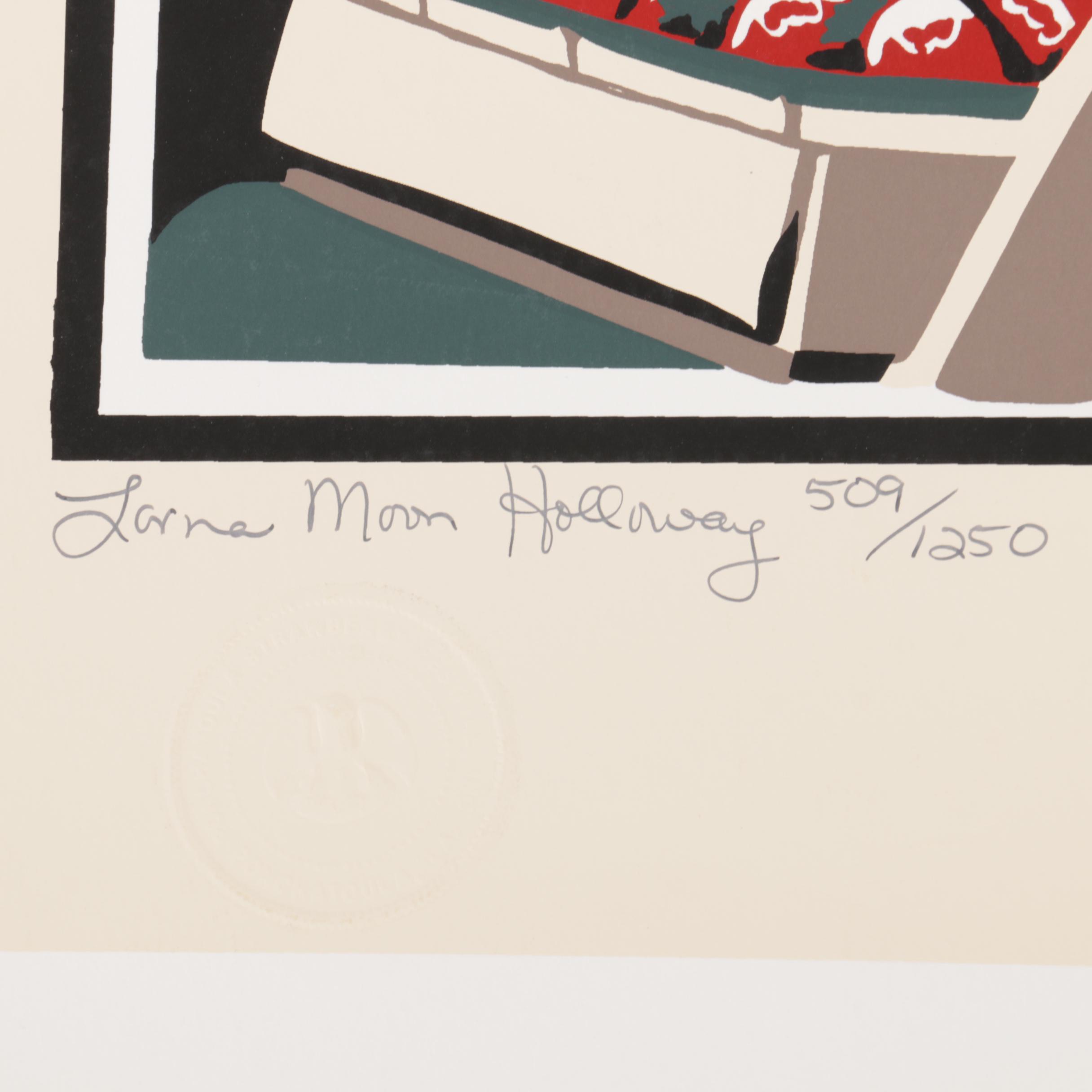 Holloway Limited Edition 1984 Ponchatoula Strawberry Festival Serigraph