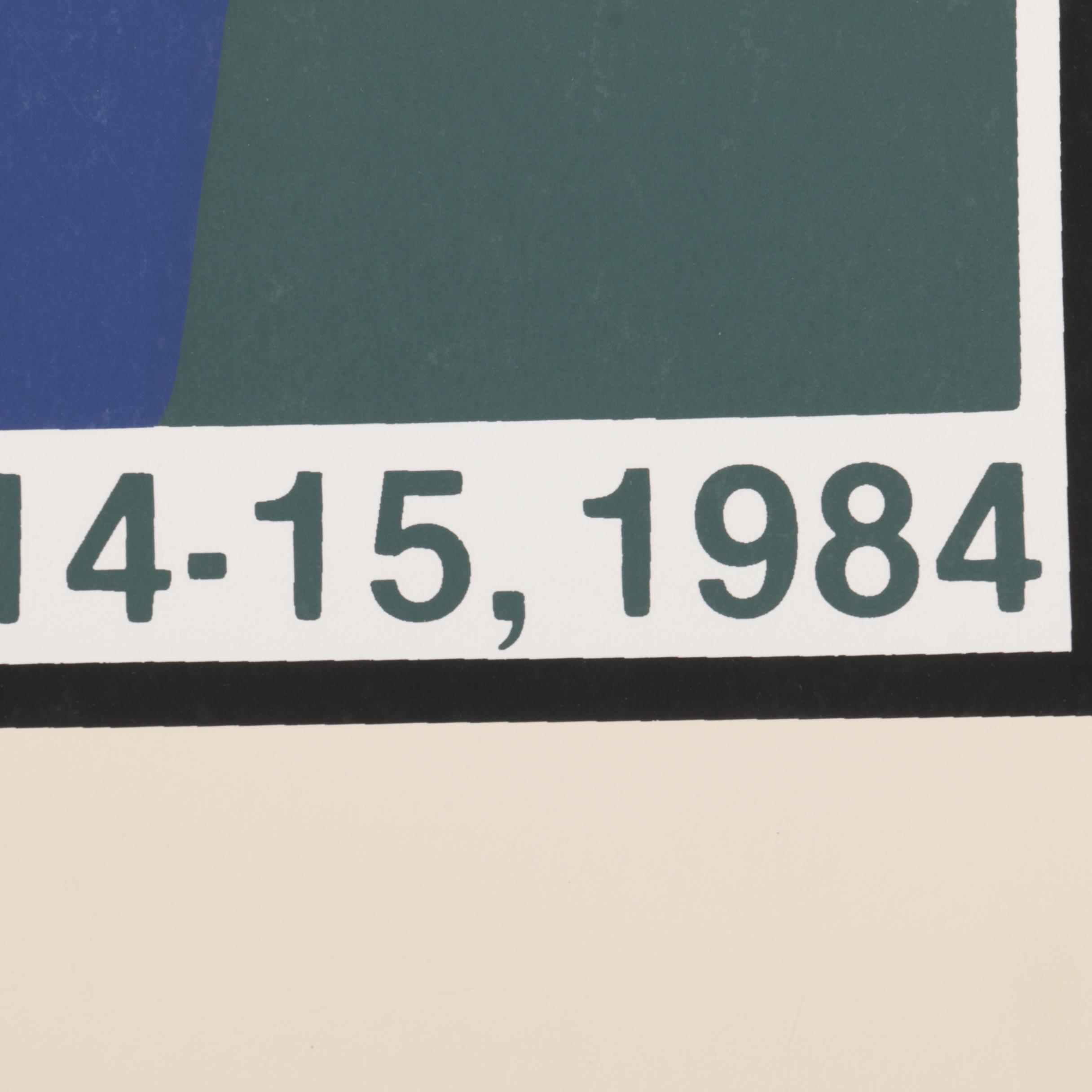 Holloway Limited Edition 1984 Ponchatoula Strawberry Festival Serigraph