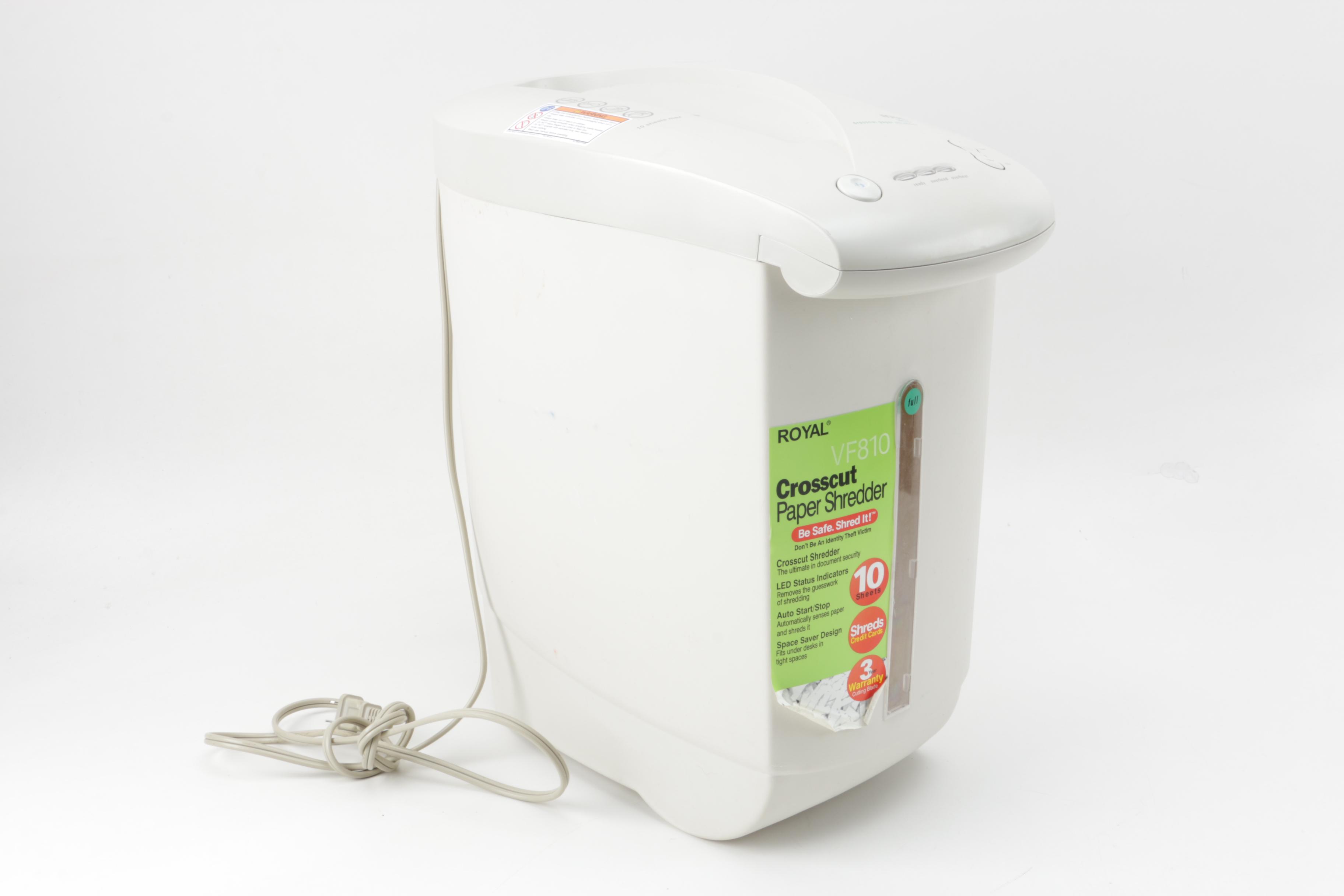 Crosscut Paper Shredder and Canon Pixma Printer