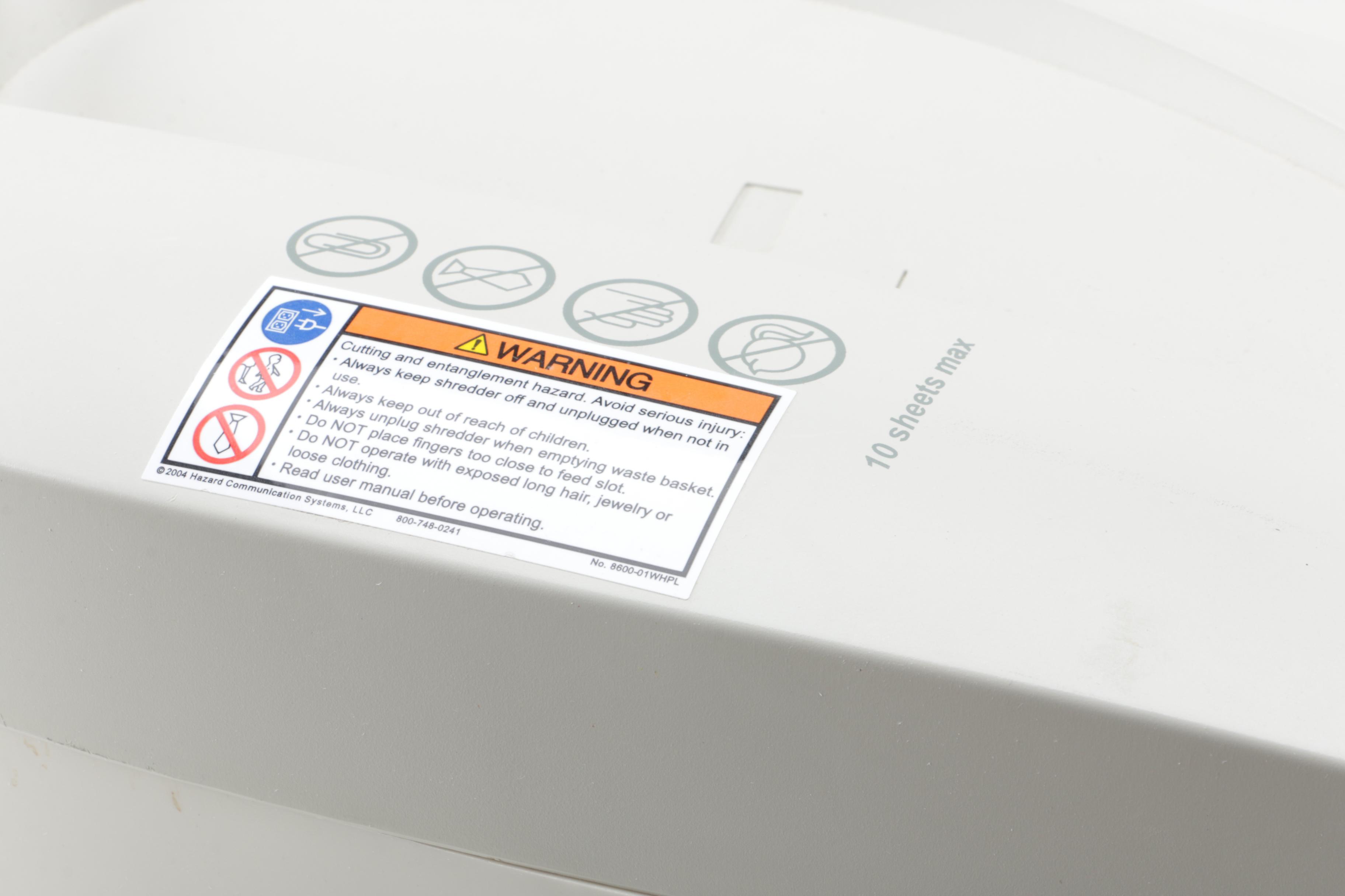 Crosscut Paper Shredder and Canon Pixma Printer